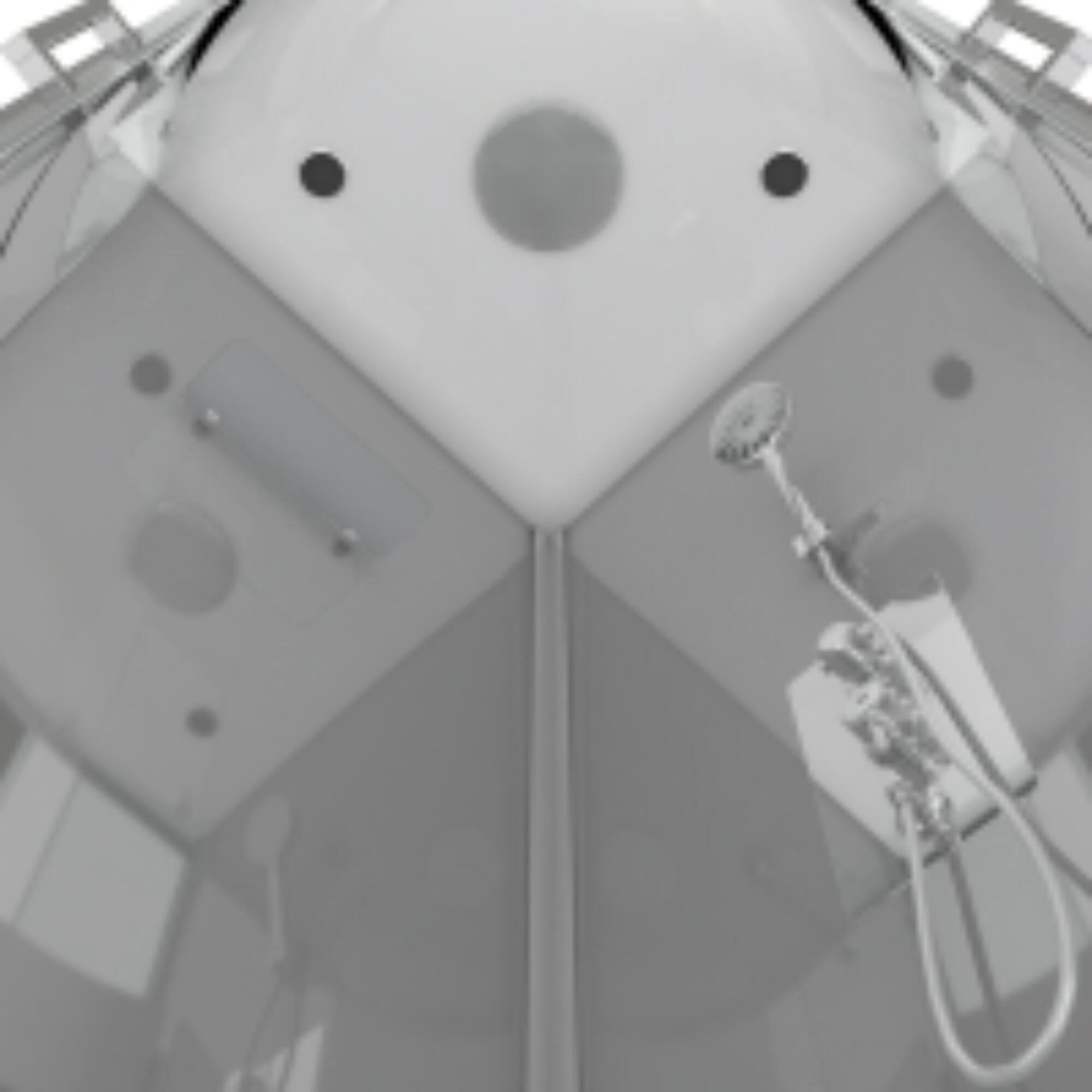 Cabina de ducha Grey River 90x90x215 cm - 5