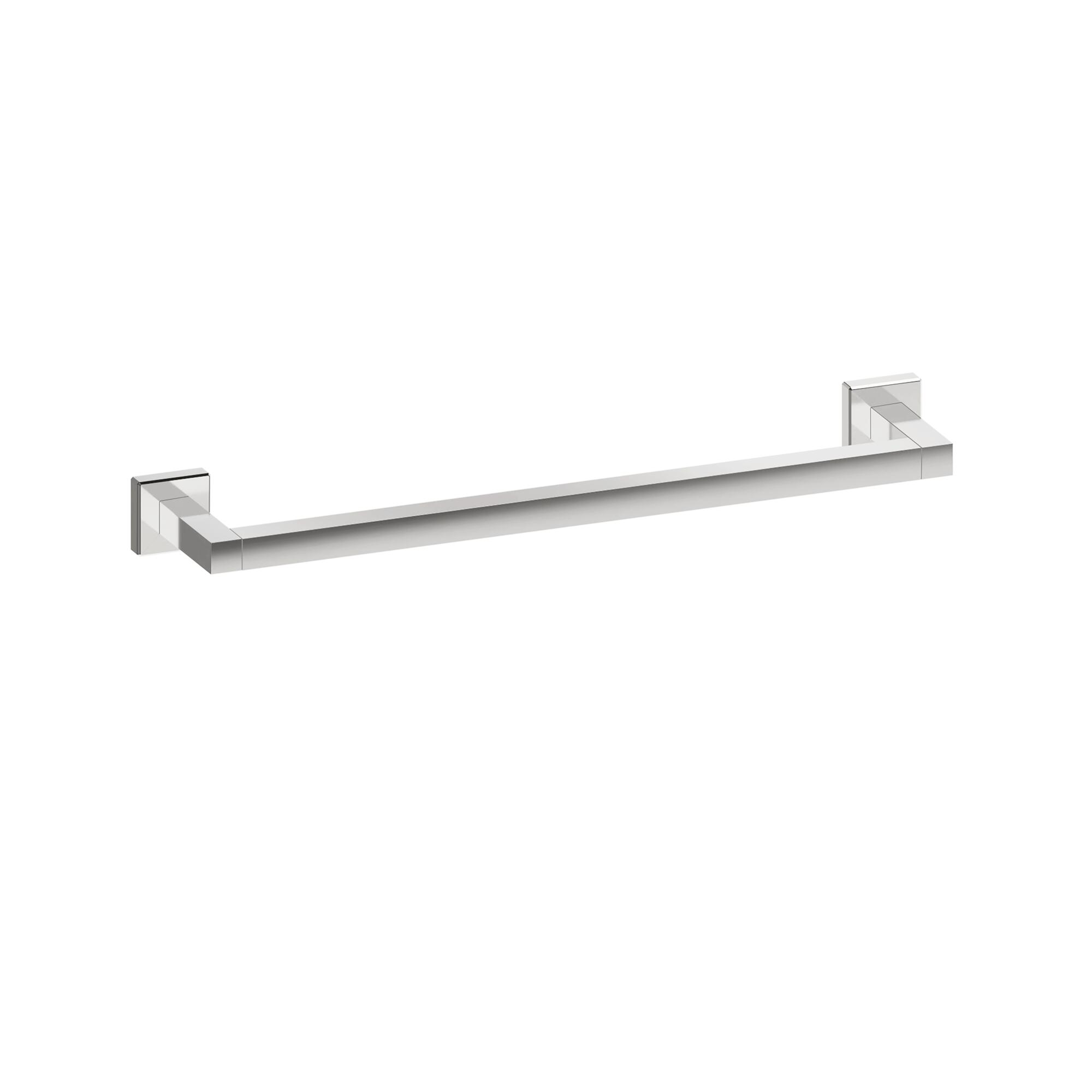 Toallero atornillar veneto plata cromado brillante 47x3.5 cm