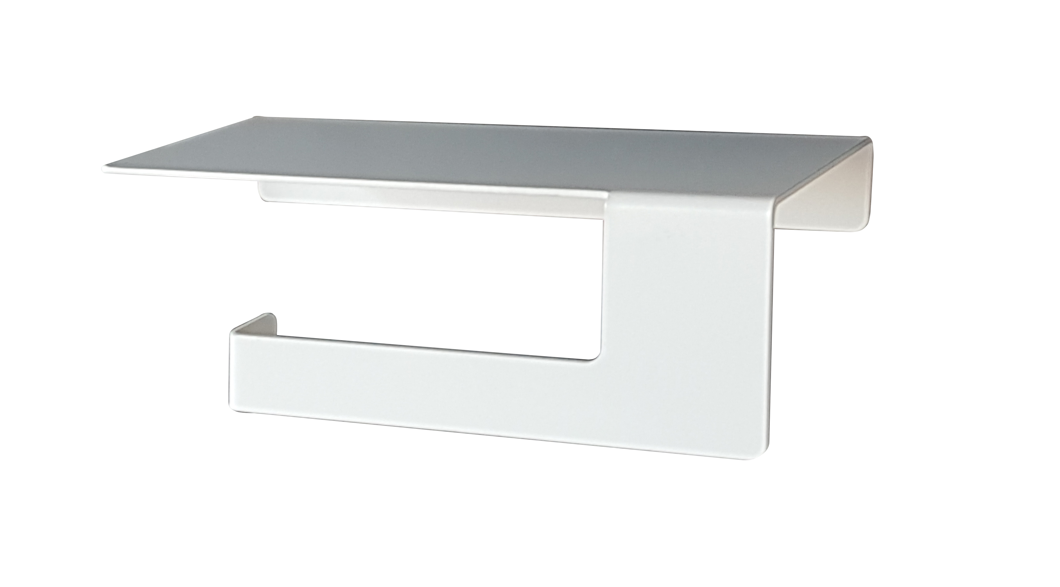 Portarrollo wc outline blanco 8x23 cm