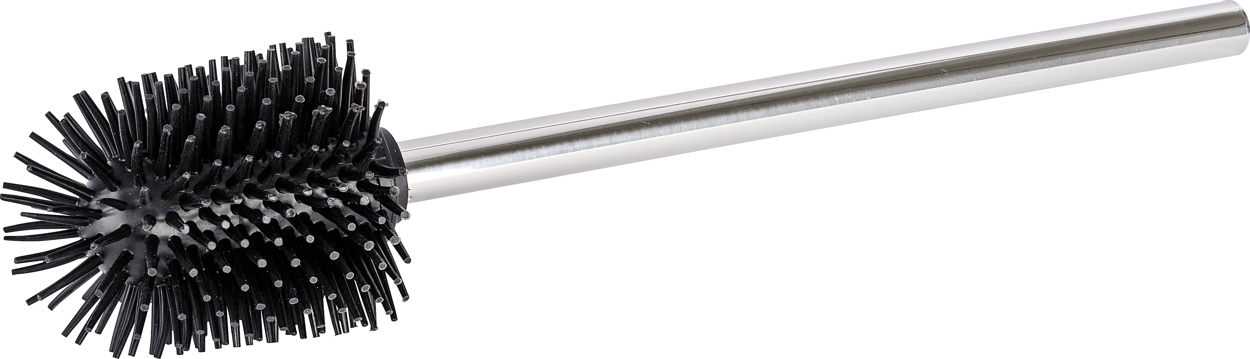 Repuesto escobilla de silicona negro con mango acero inox - 3