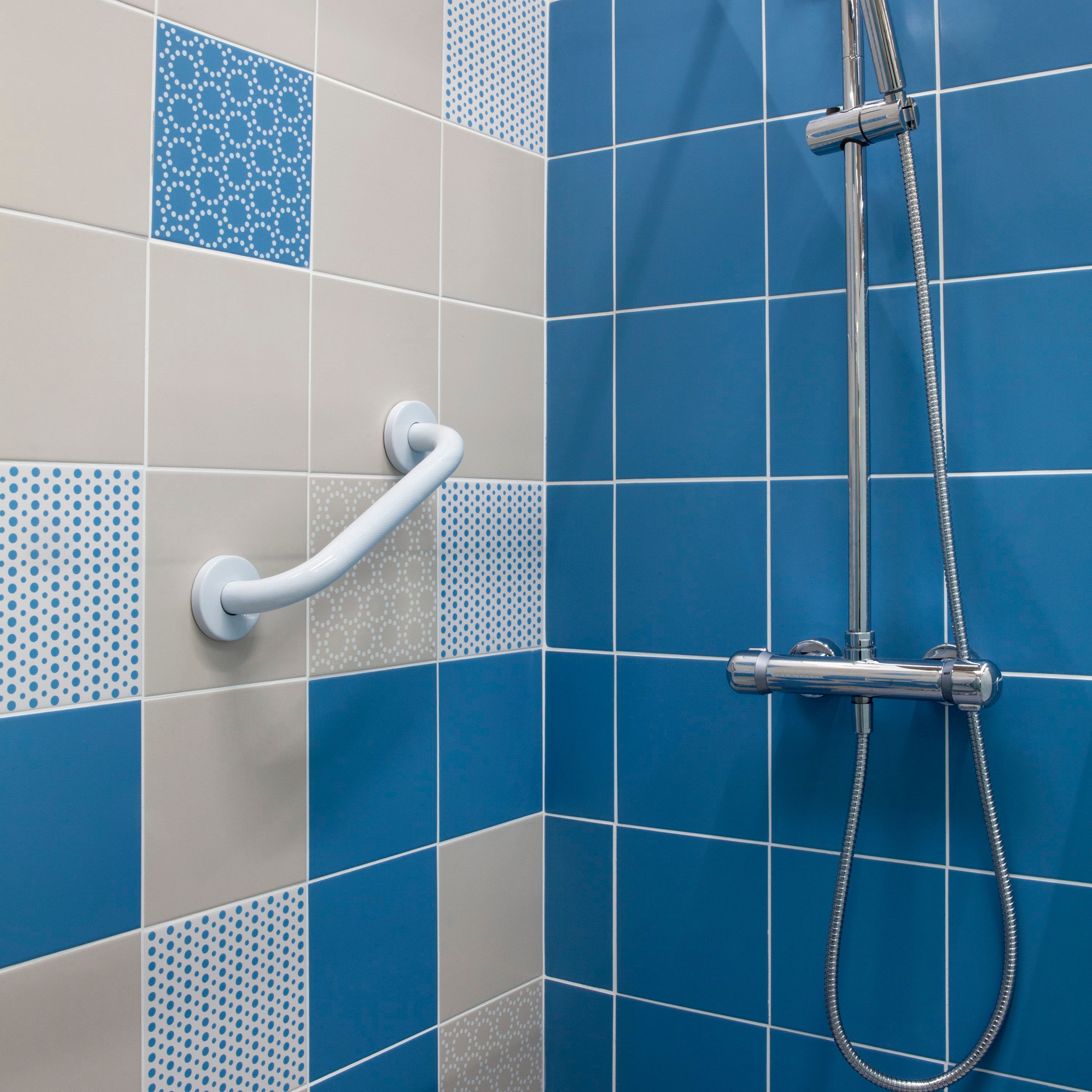 Barra 30CM-30MM ANTI-DESLIZANTE BRANCO - 7