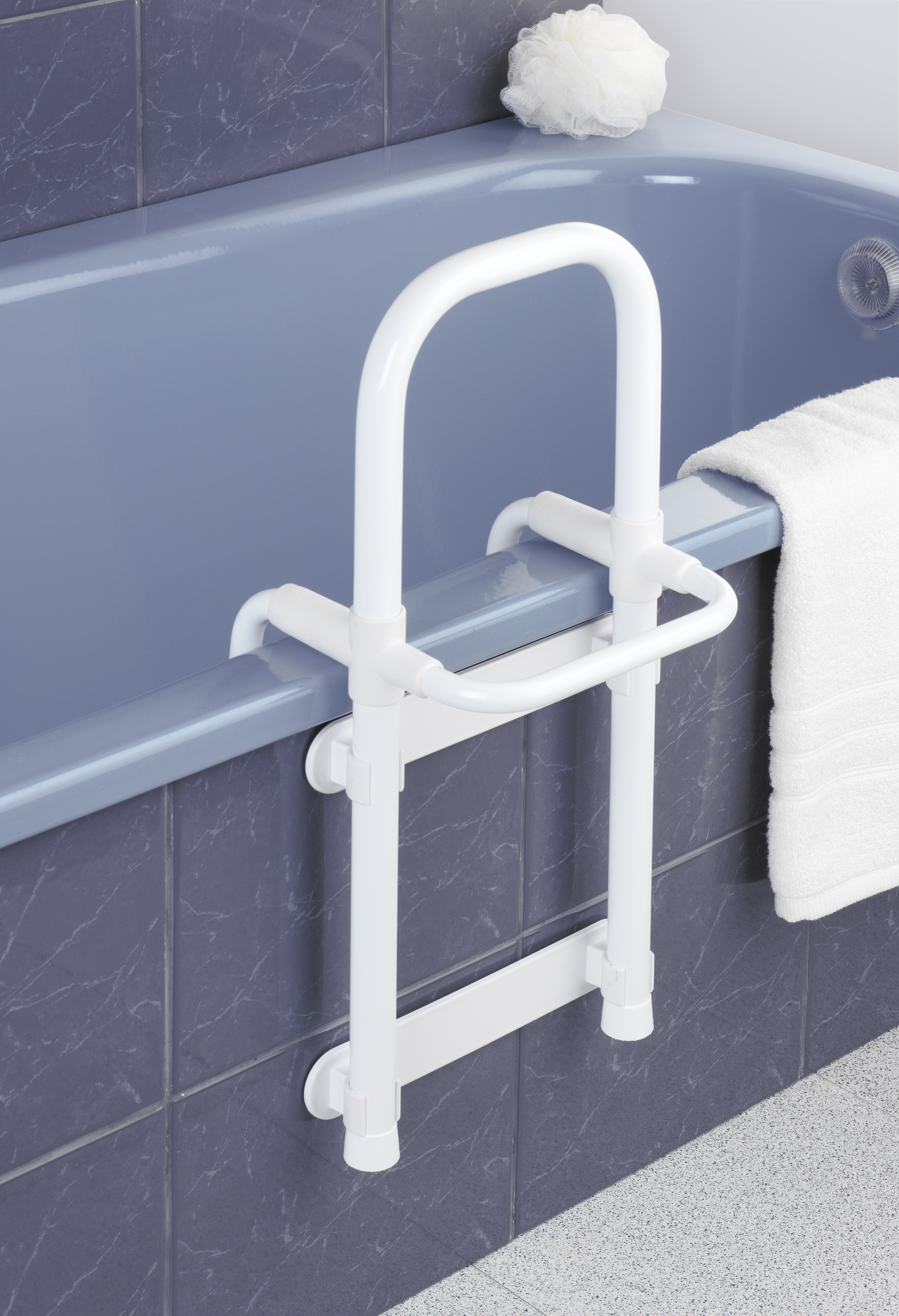 Suporte de apoio para banheira BRANCO - 8