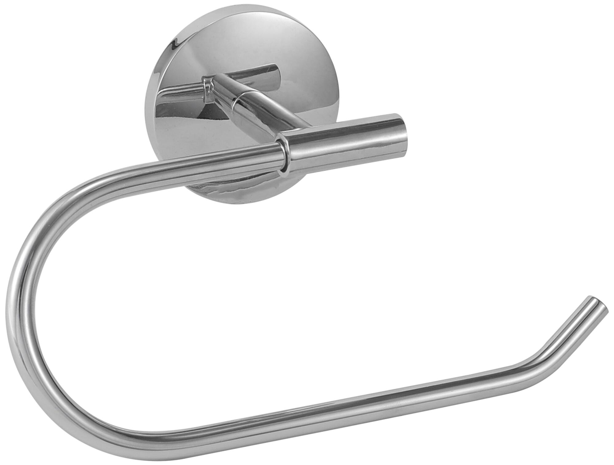 Portarrollo wc suite gris brillante 16.5x11 cm