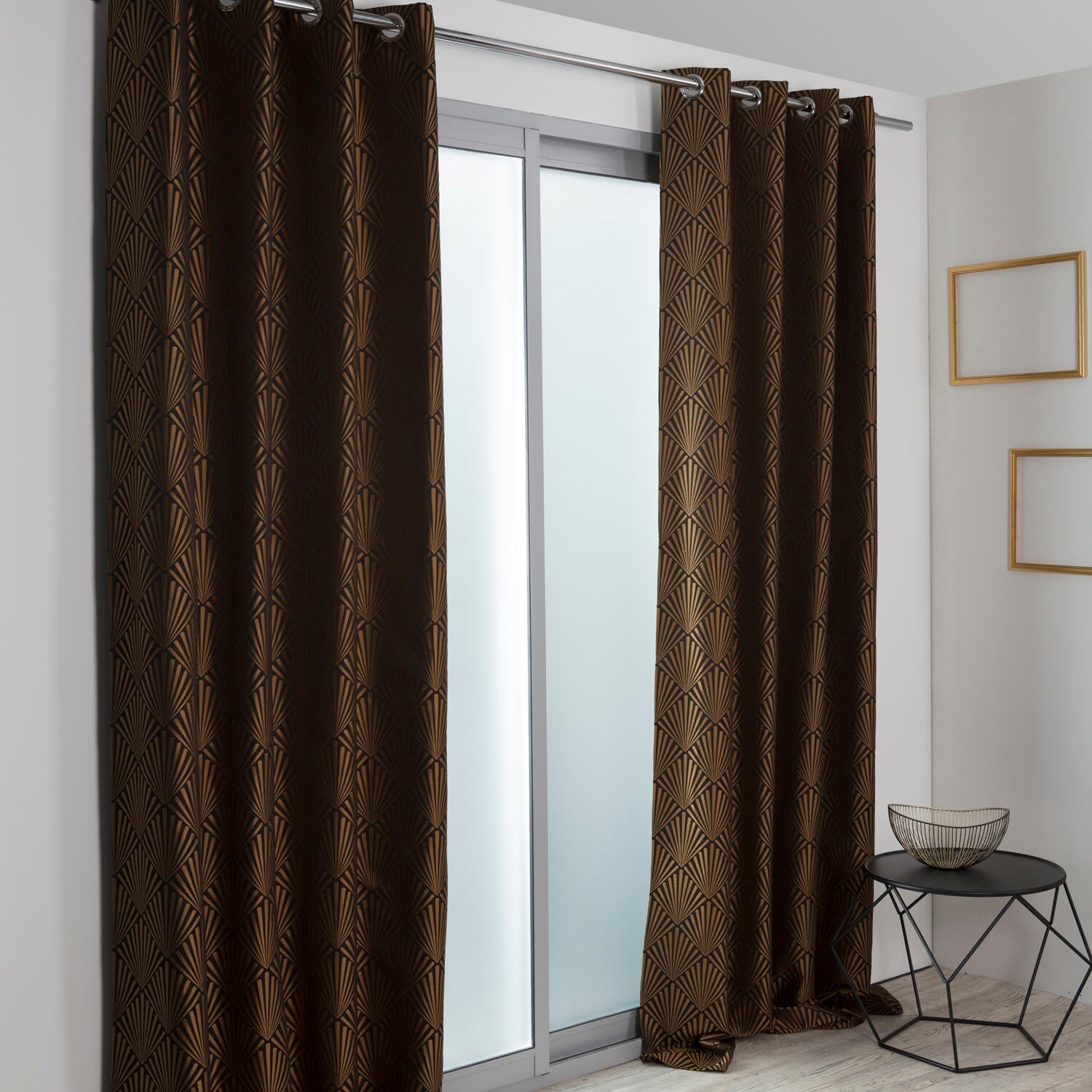 Rideau tamisant, Tilda, noir H.260 x l.140 cm - 7