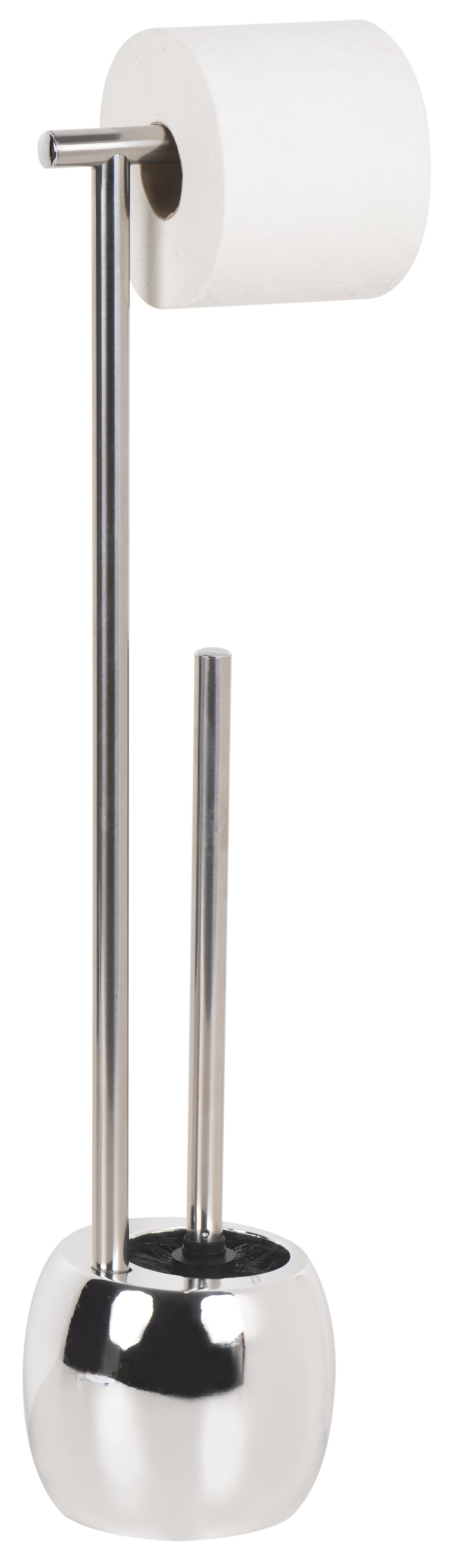 Piaçaba com porta-rolos RONDO CROMADO - 12