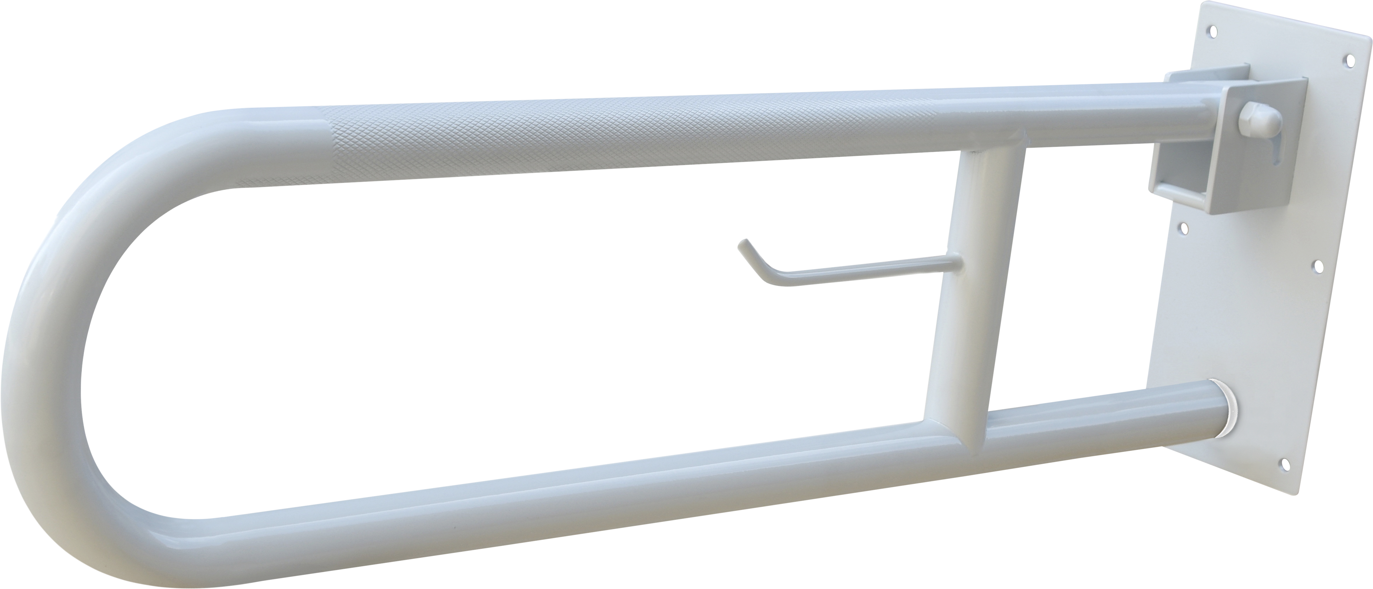 Barra de apoio aço antideslizante inox branco 73x3 cm - 6