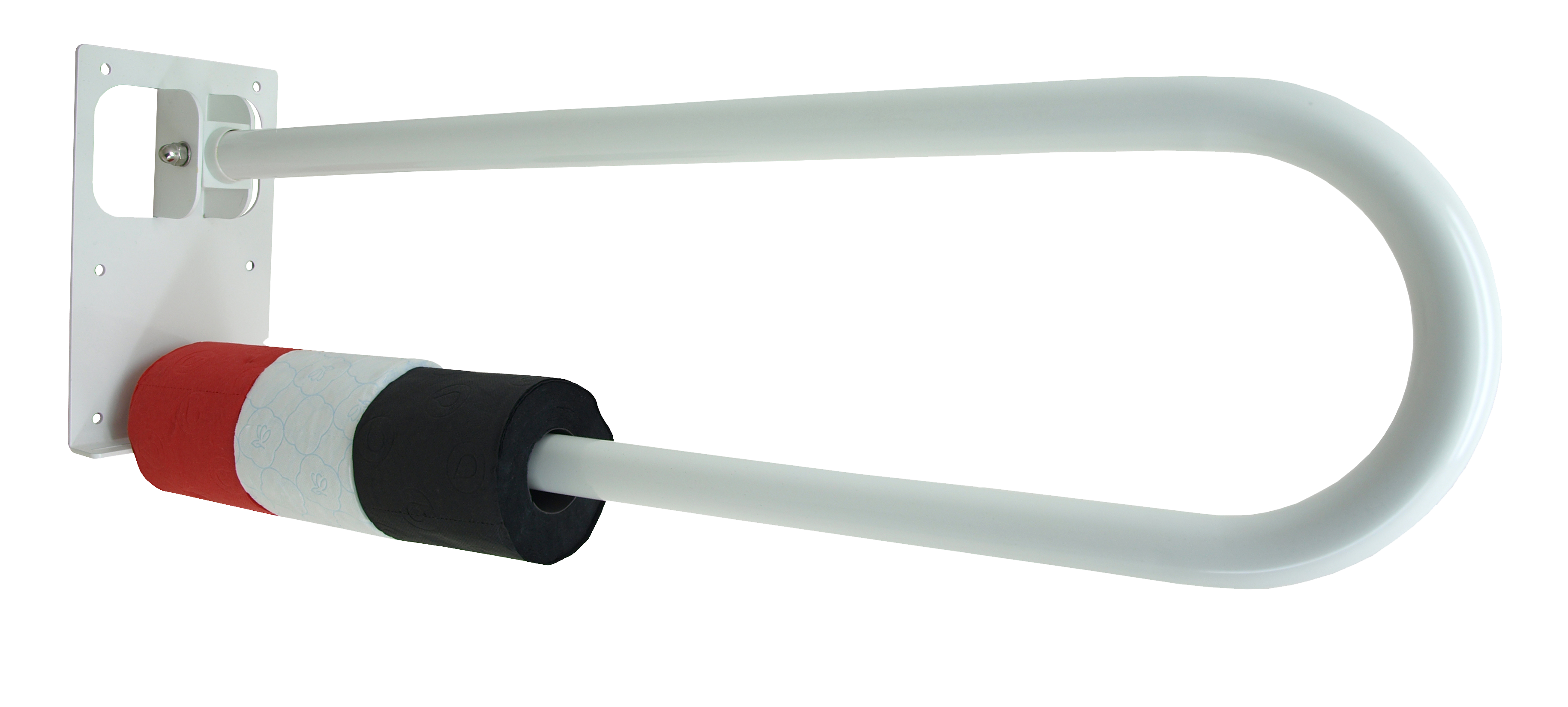 Barra de seguridad wc pp 73 cm blanco
