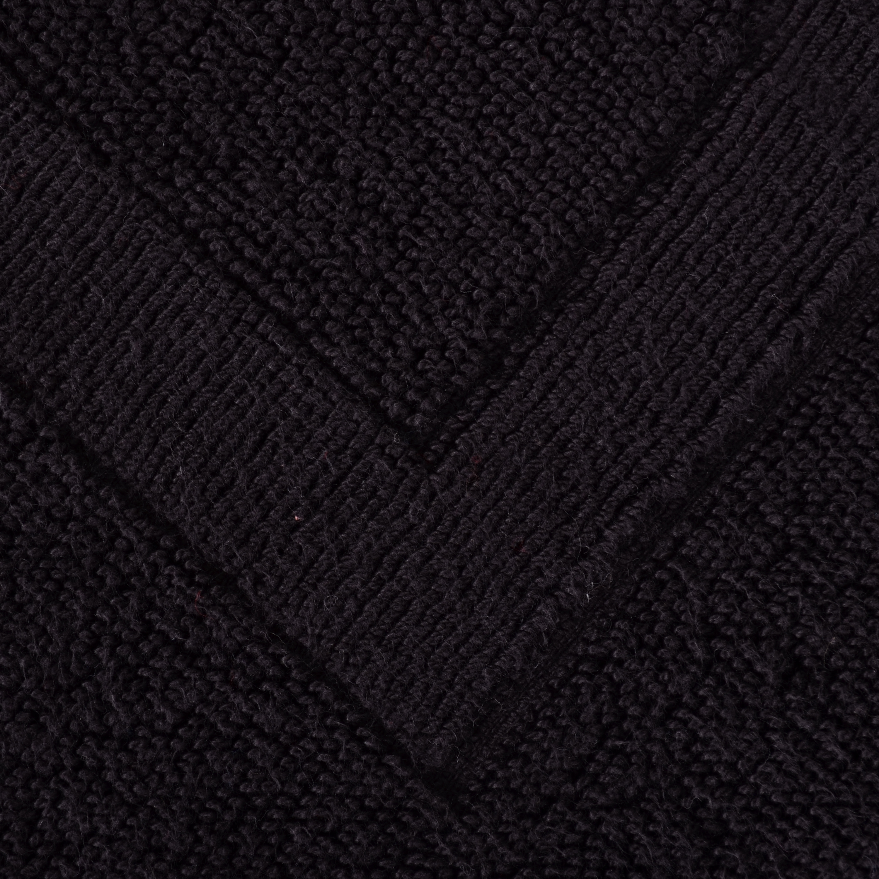 Alfombra de baño rectangular Terry 50x80 cm negro - 10