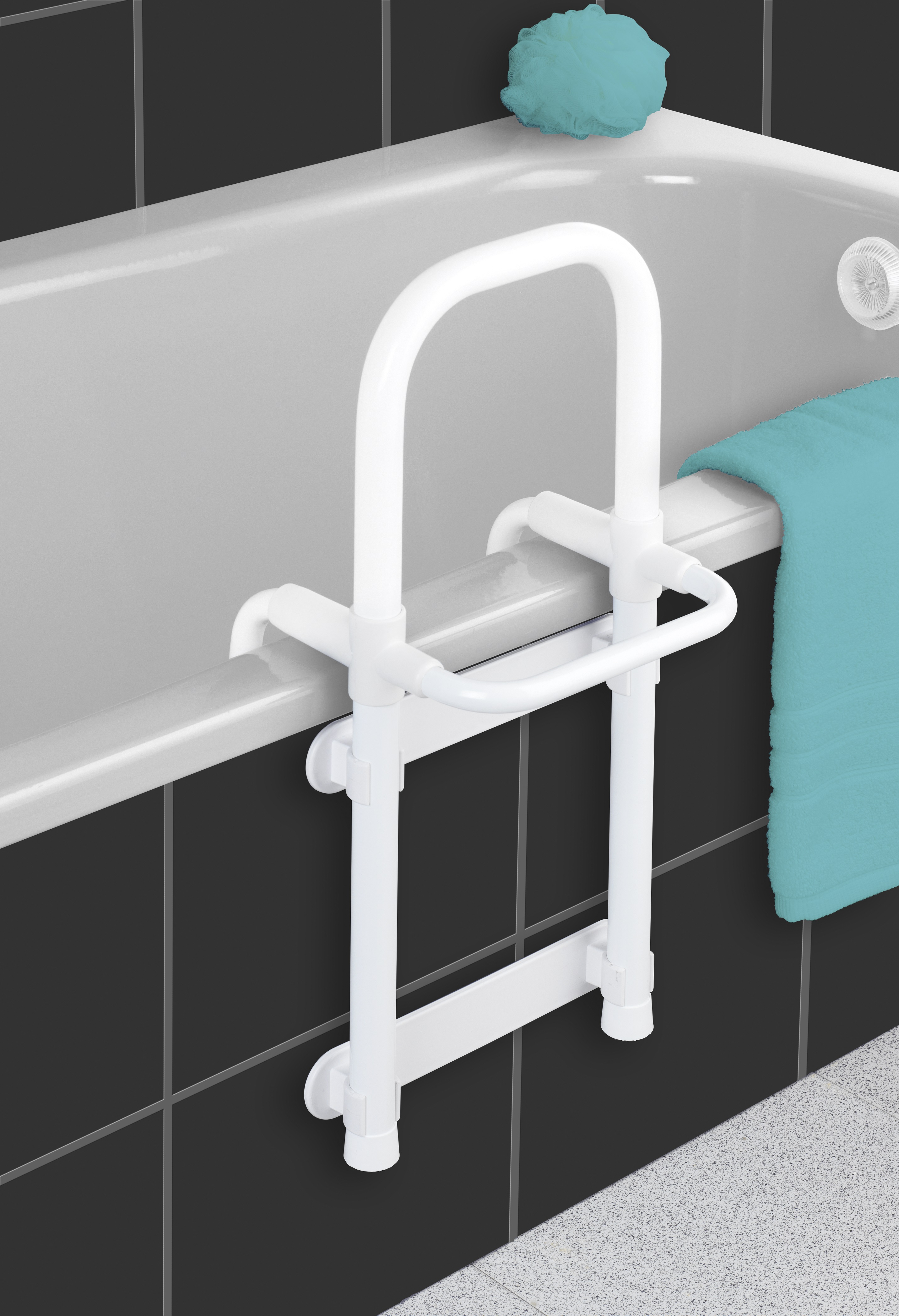 Suporte de apoio para banheira BRANCO - 5