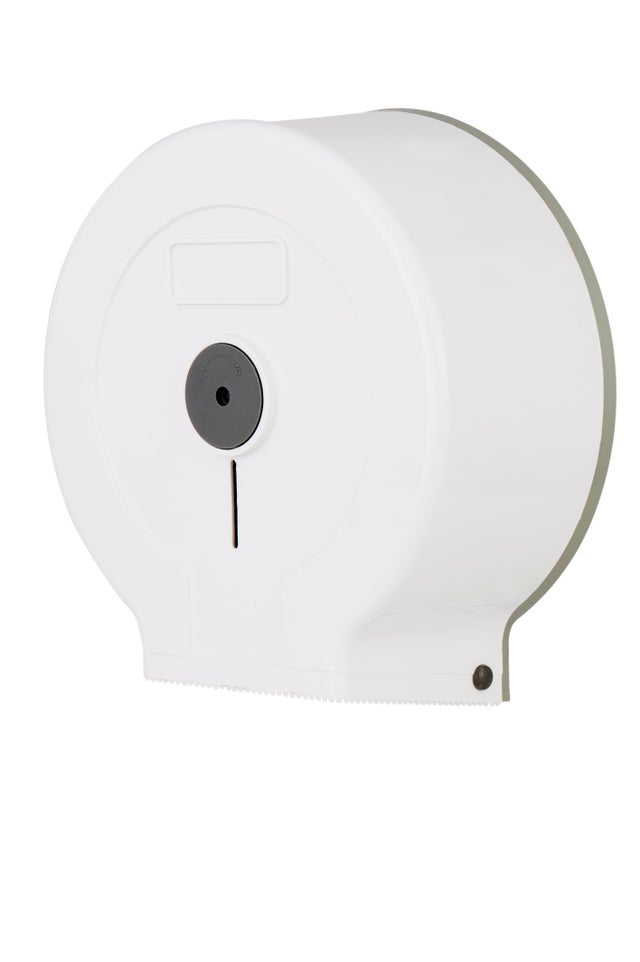 Portarrollos Industrial blanco mate 26x28 cm