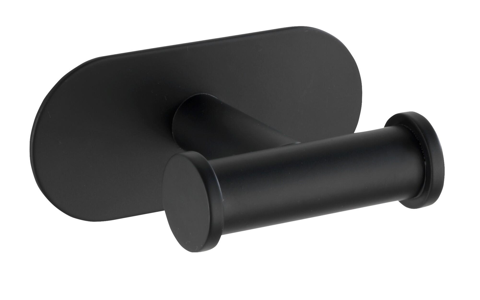 Gancho adhesivo Orea negro para baño, soporta hasta 10 Kg - 4