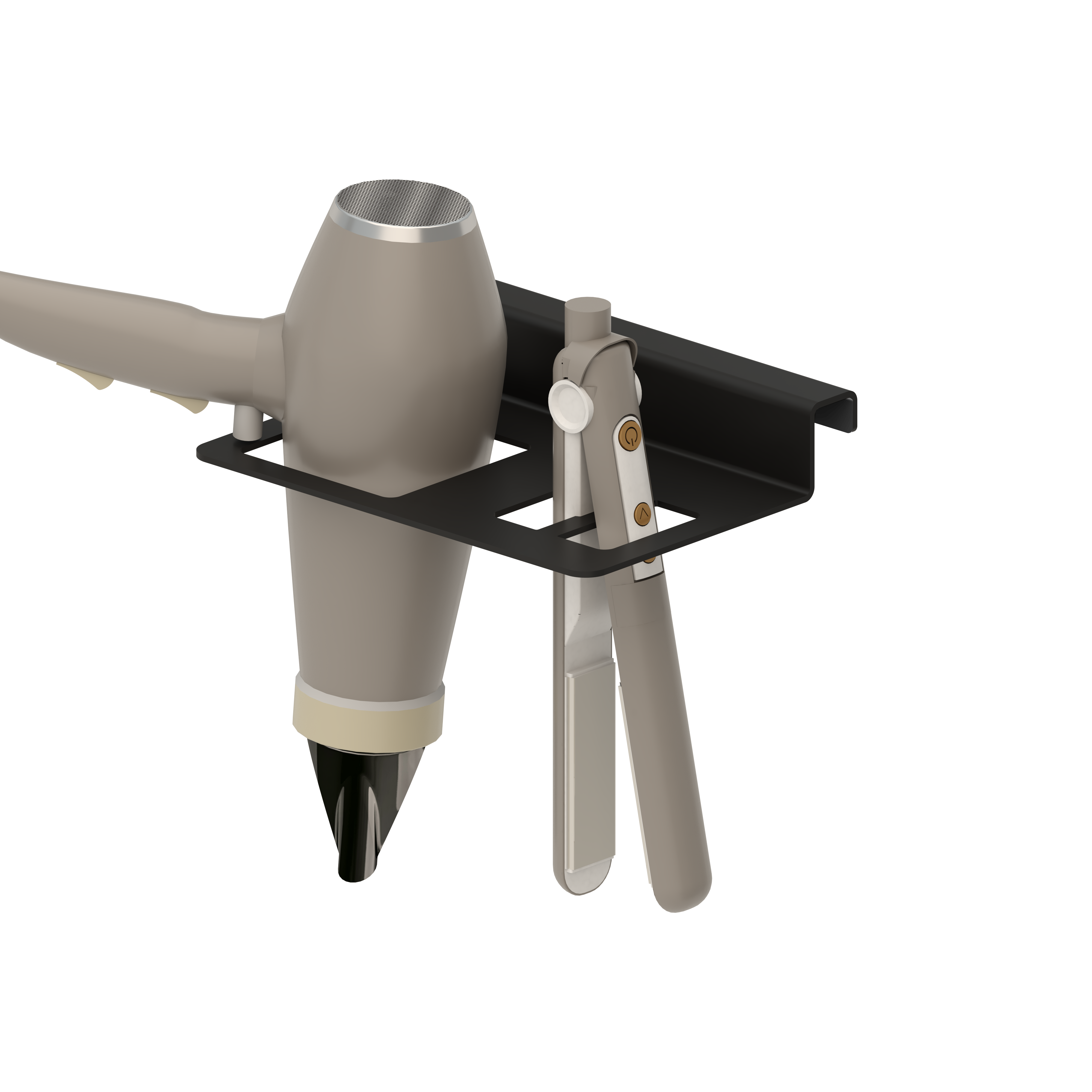 Soporte plancha pelo vulcano mate