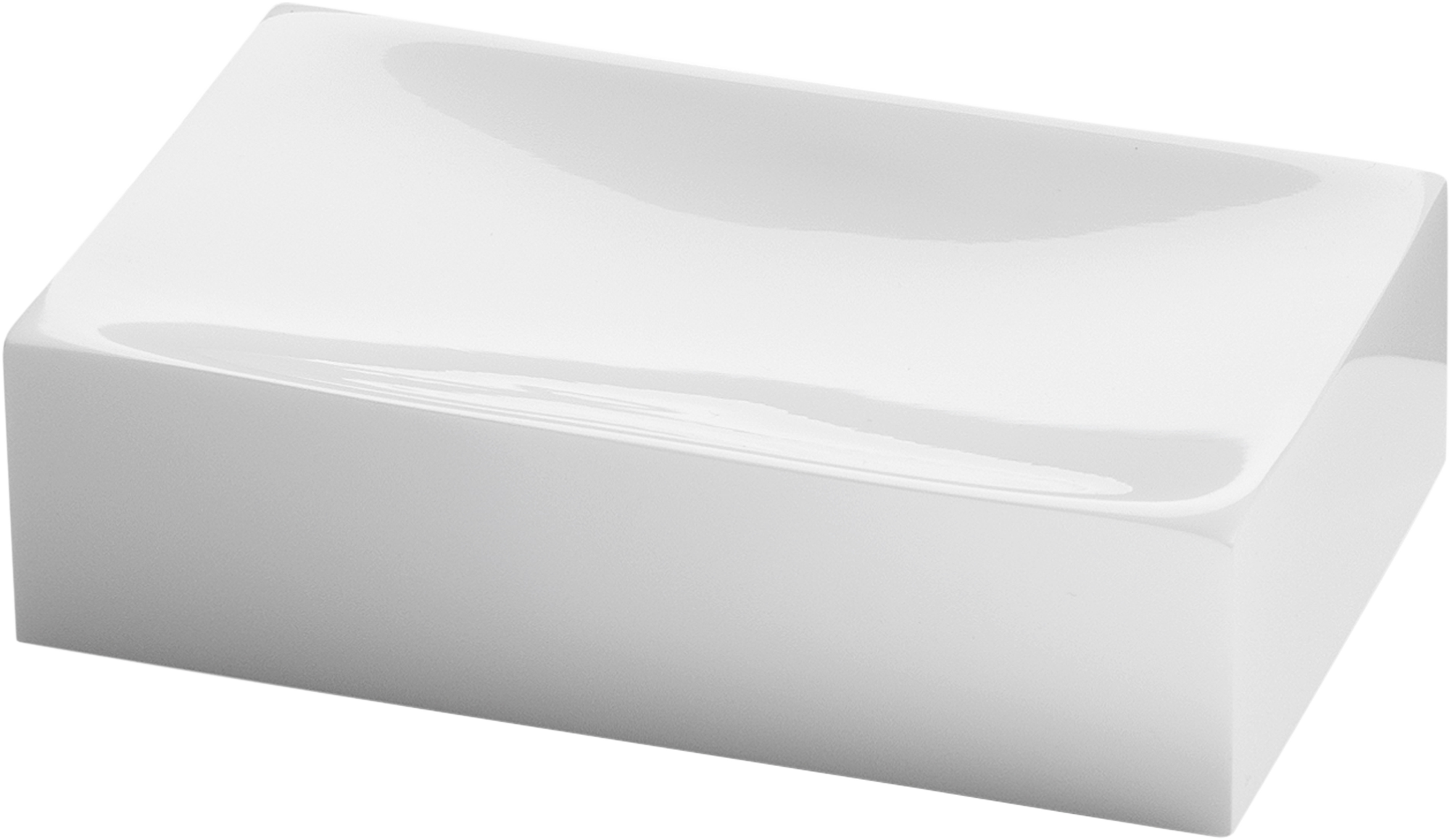 Jabonera sofía blanco brillante