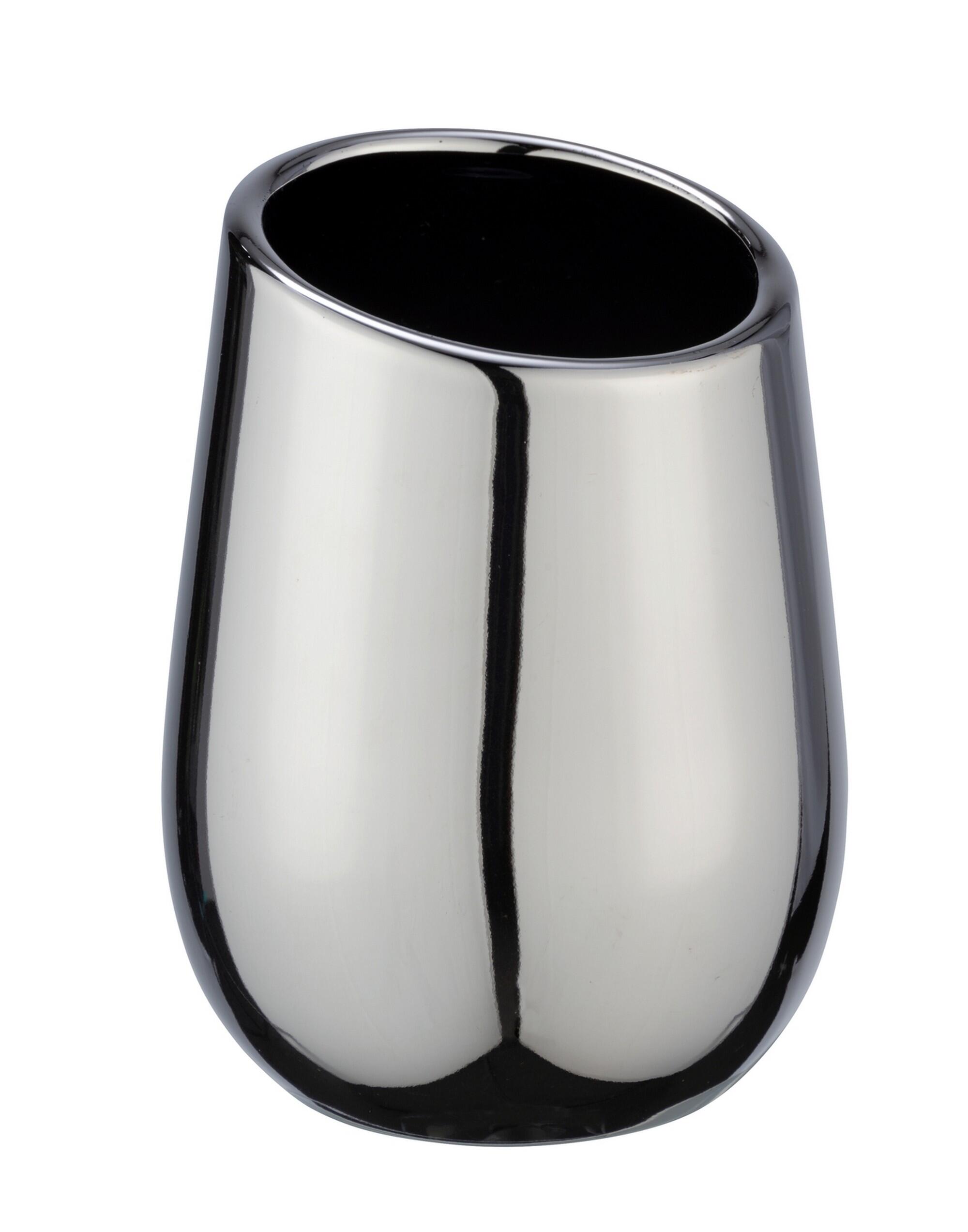 Vaso de baño badi cromo brillante