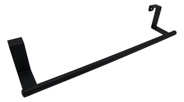 Toalheiro de barra 38X6CM PRETO MATE