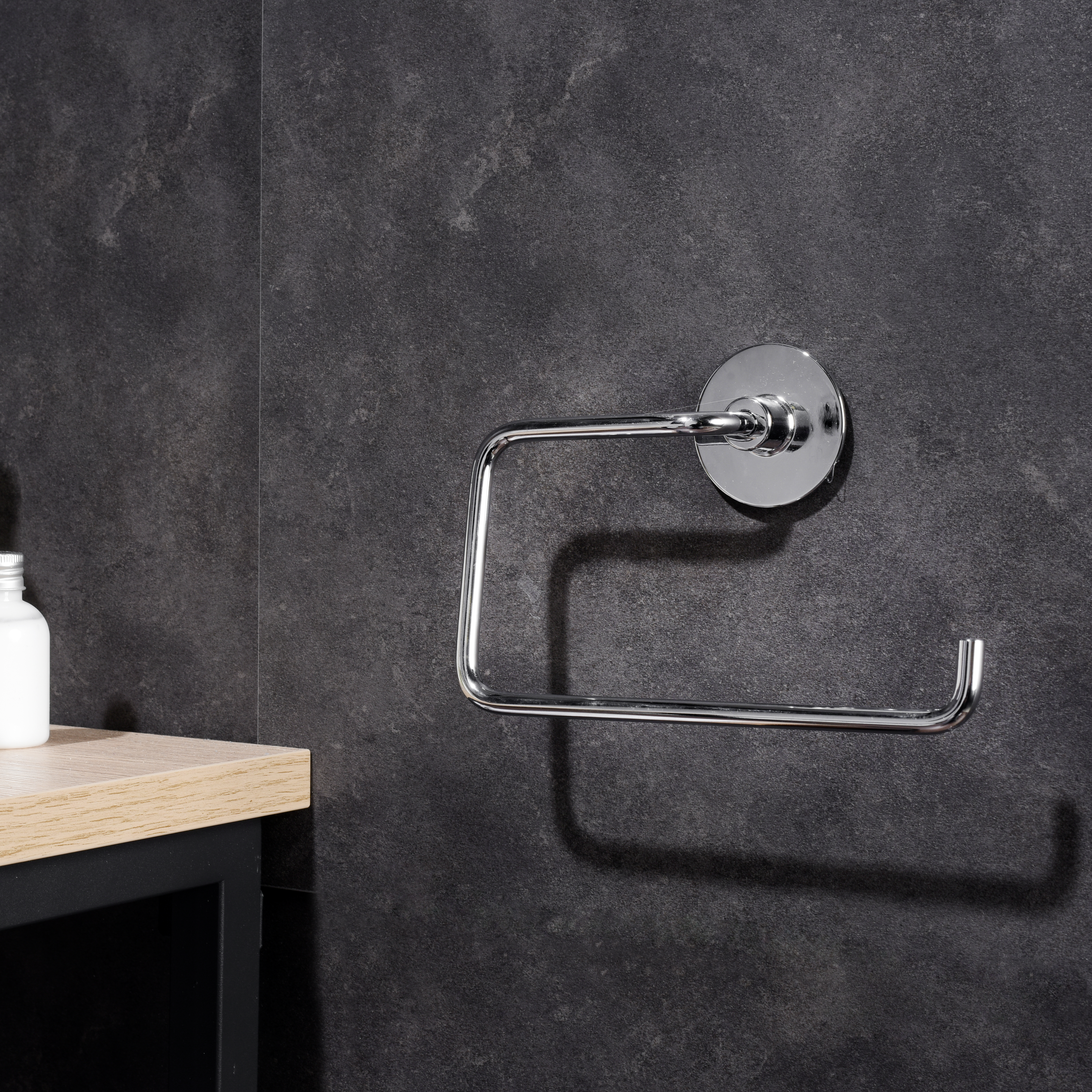 Toalheiro de aro SPRING CROMADO - 9