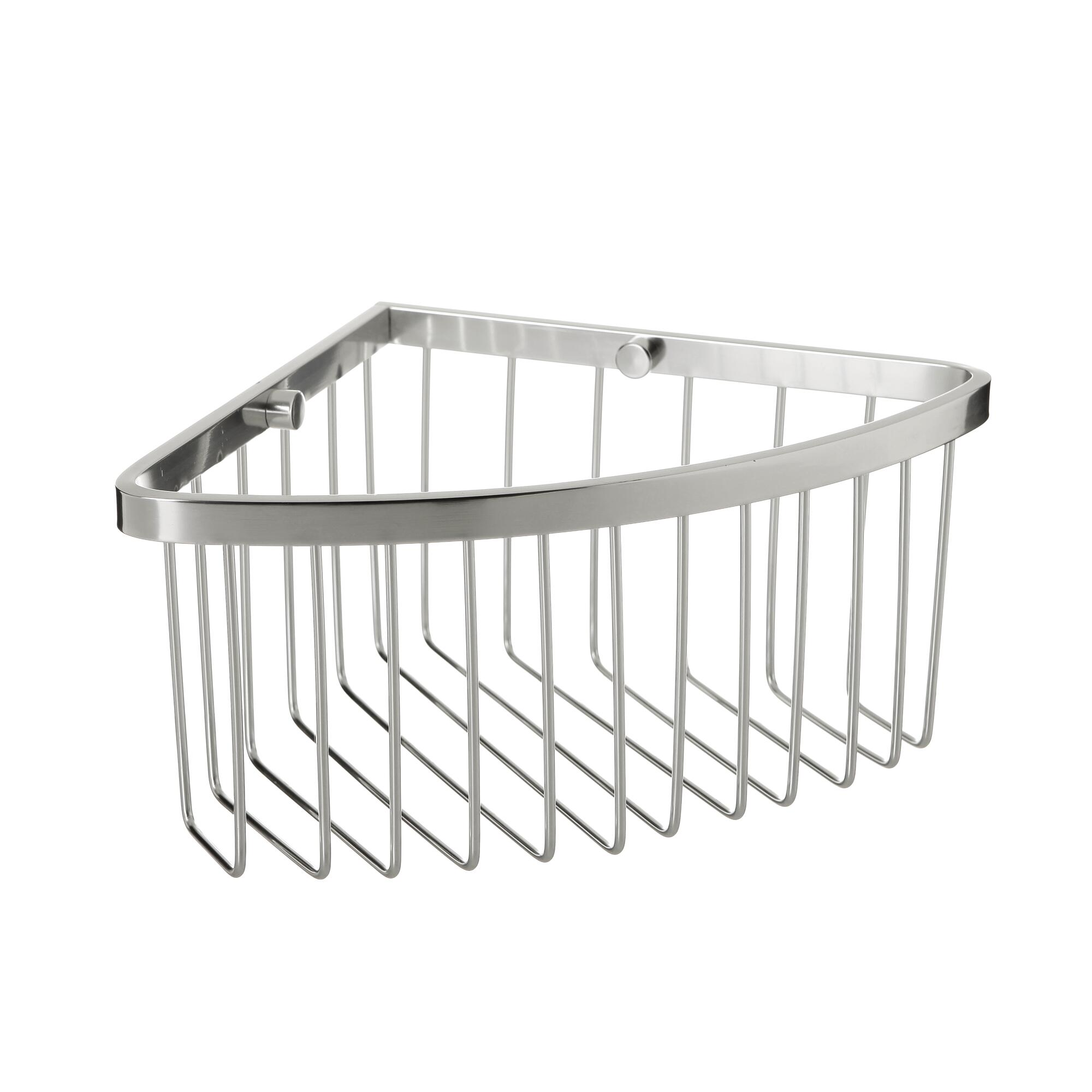 Rinconera de ducha aluminium plata 11.6x24x20 cm