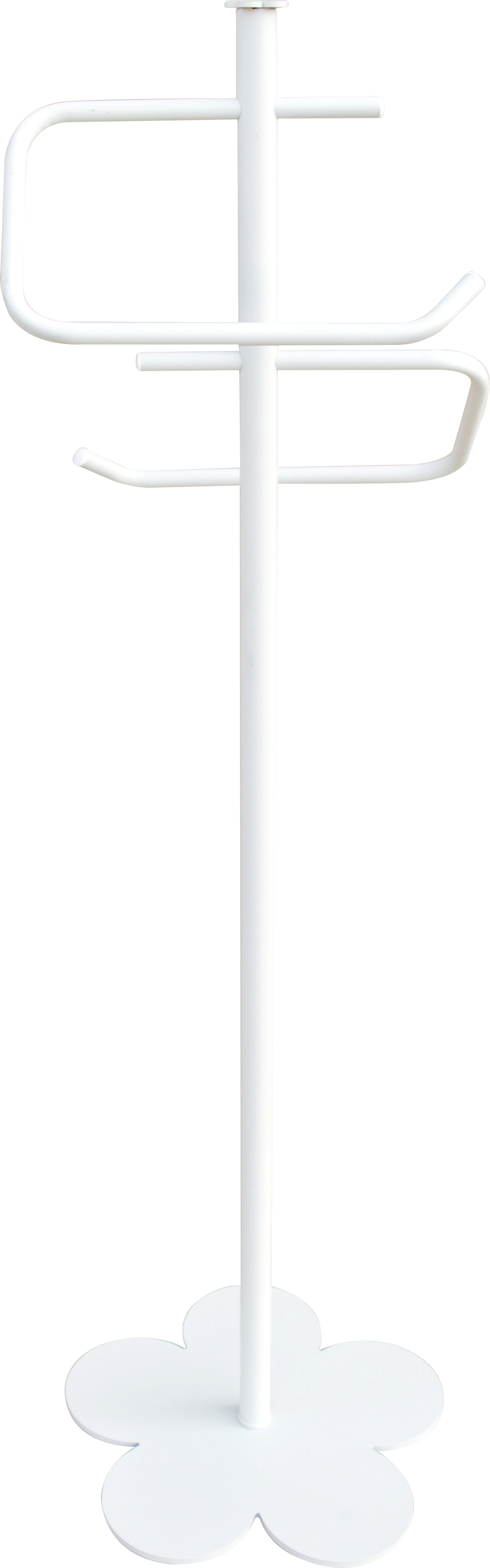 Toallero de pie provenza blanco barnizado 30x96 cm