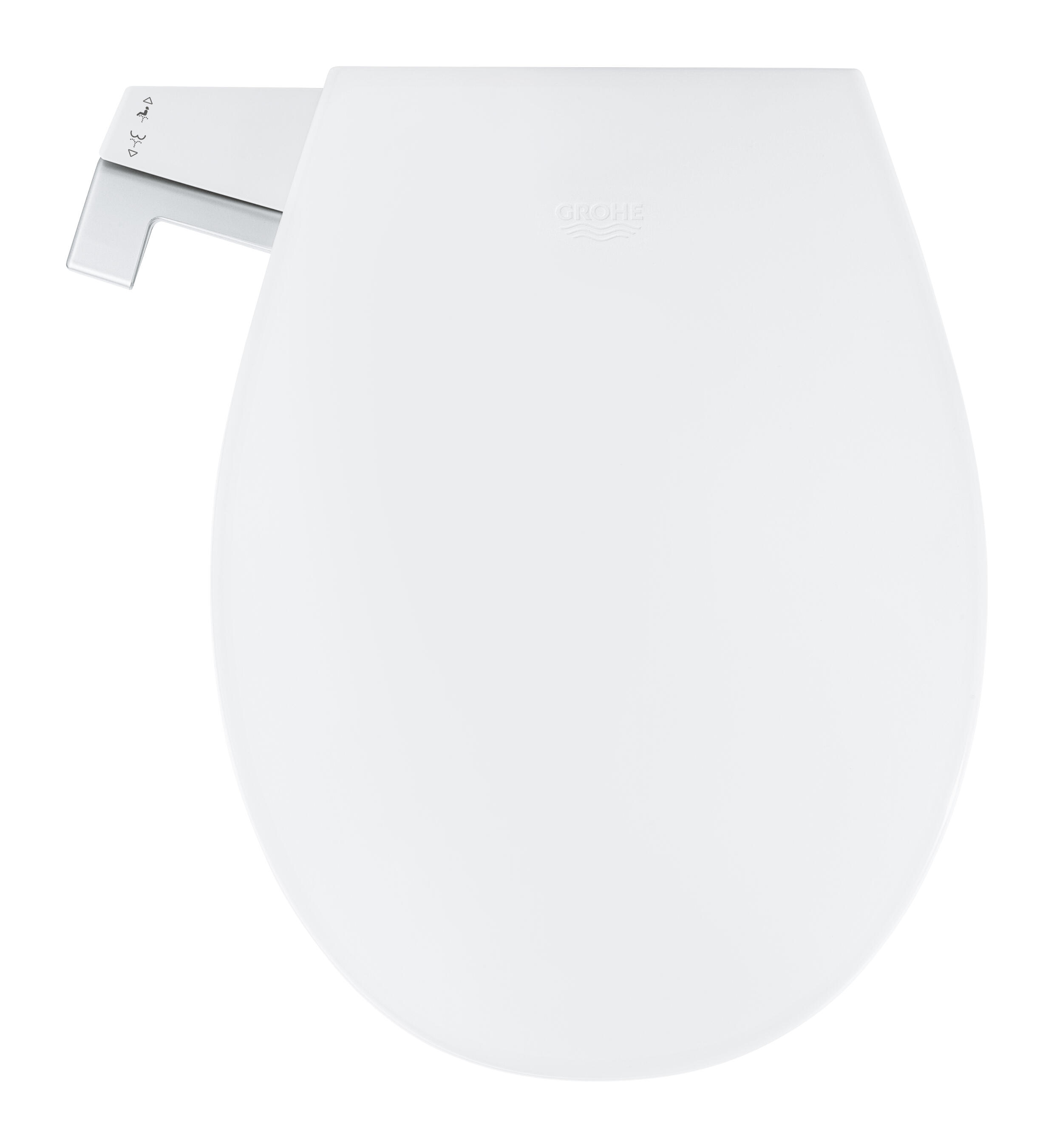 Tapa bidé grohe asiento bidé manual bau amortiguada blanco