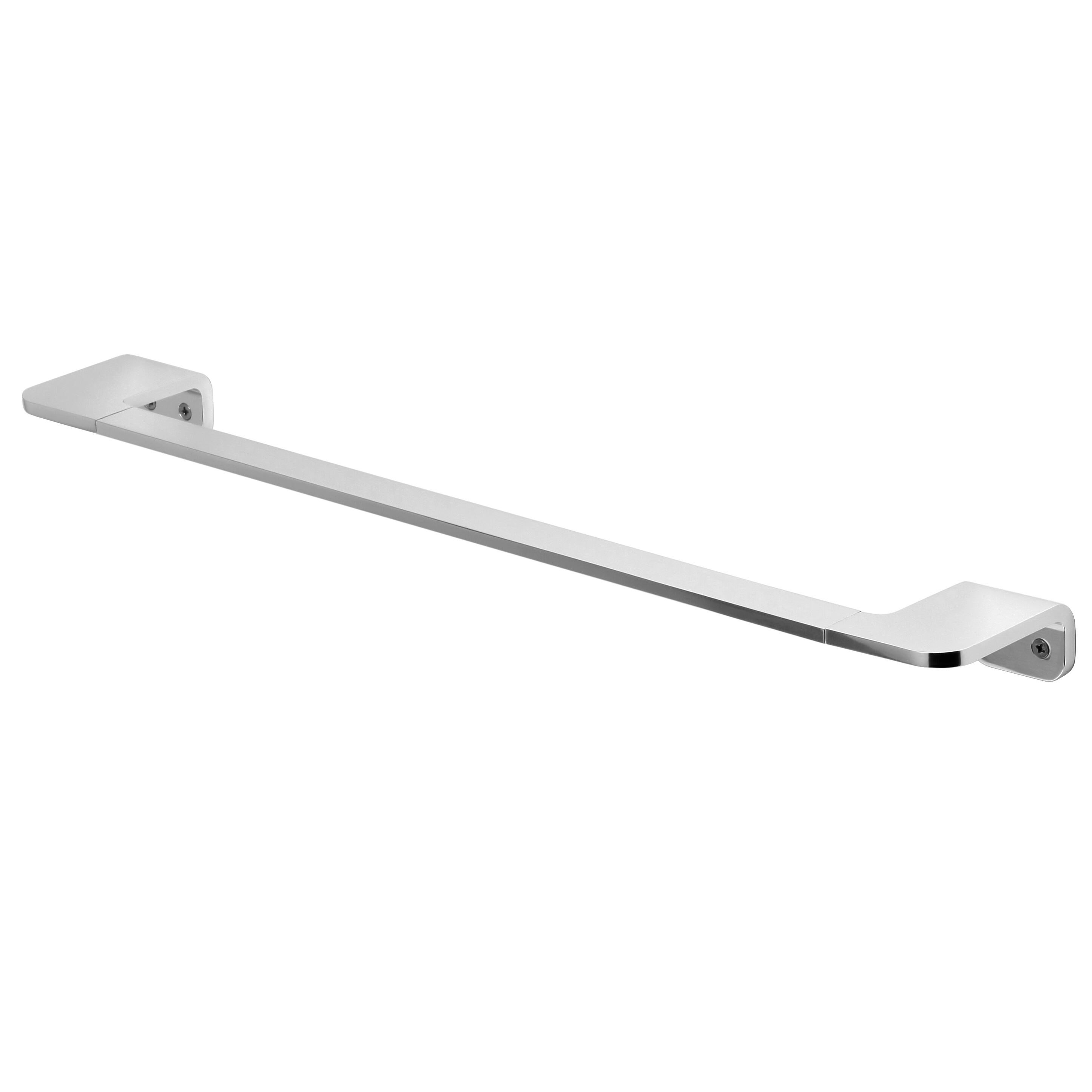 Toallero flat cromado brillante 50x5 cm