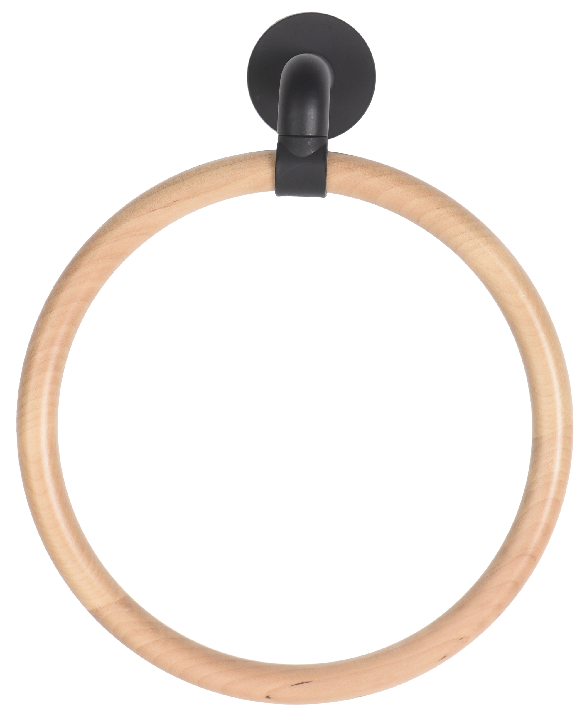 Toallero atornillar scandi negro 21x26 cm