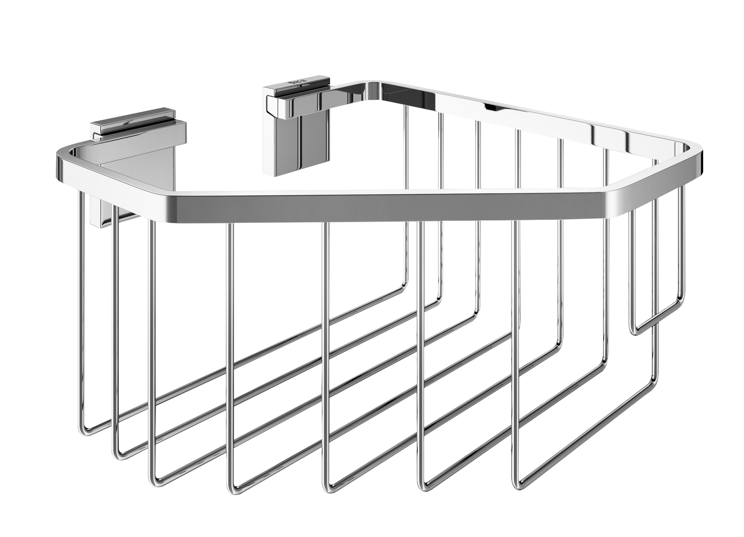Organizador de ducha rubik gris / plata 20x11.4x21.2 cm