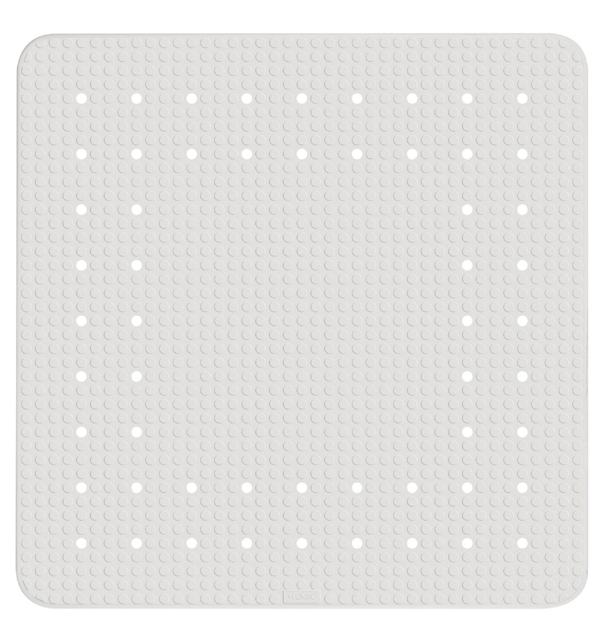 Alfombra antideslizante mirasol blanco 54x54 cm