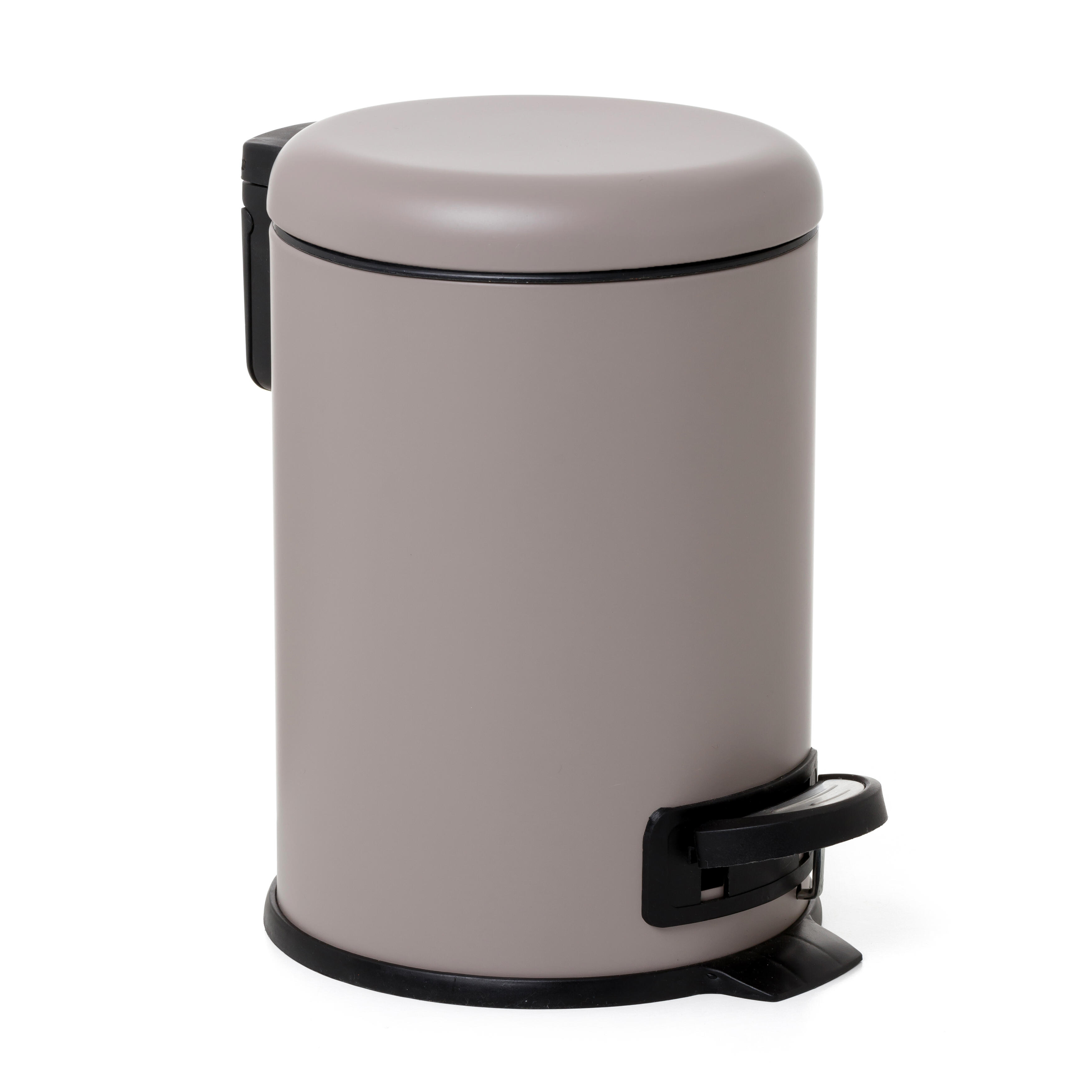Papelera baño beige 3l