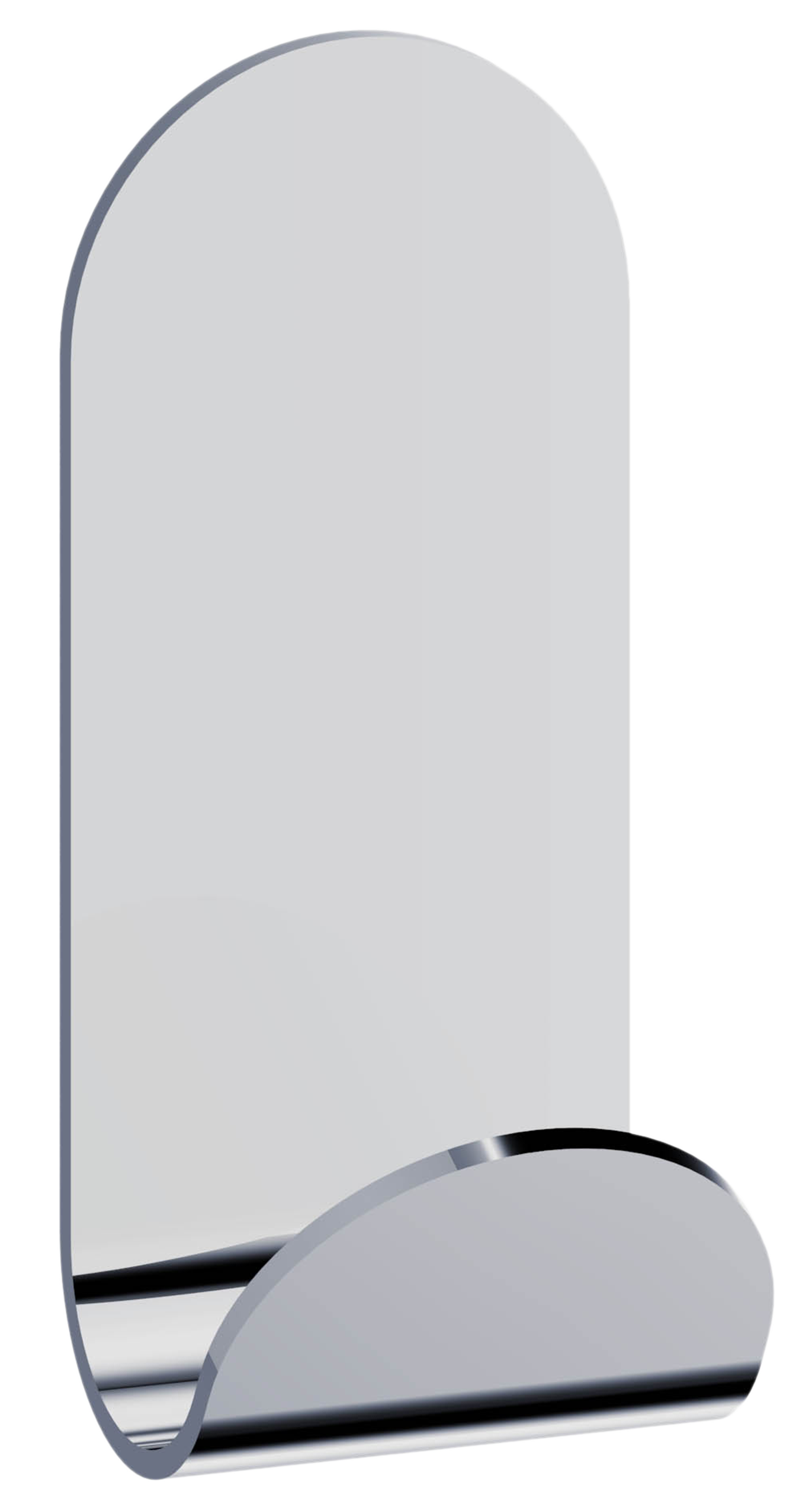1 percha/colgador adhesivo de baño sensea gris cromado