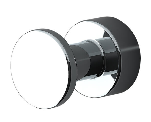 Percha/perchero architecture gris con 1 gancho