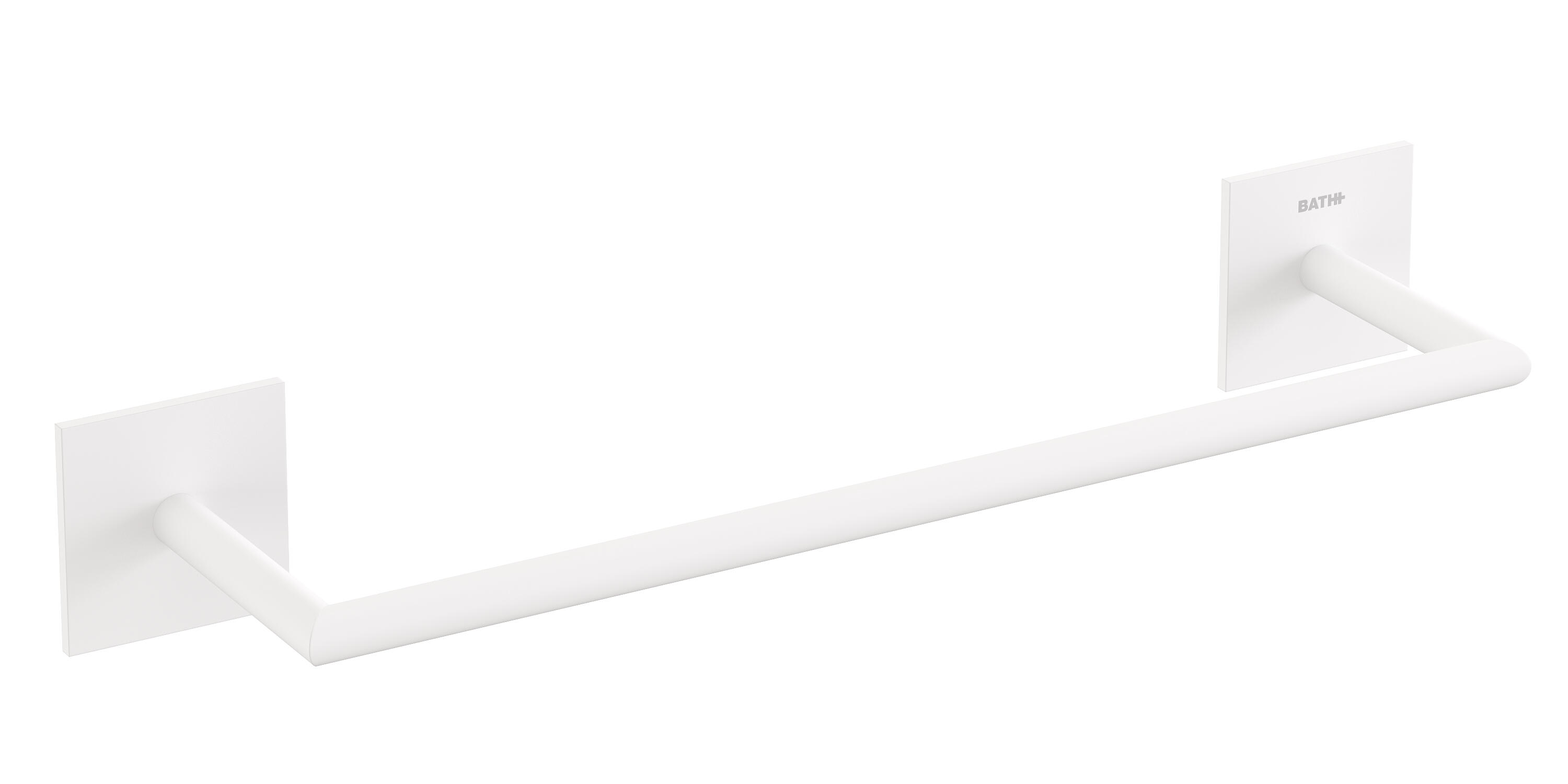 Toallero encolado link blanco 30x7 cm