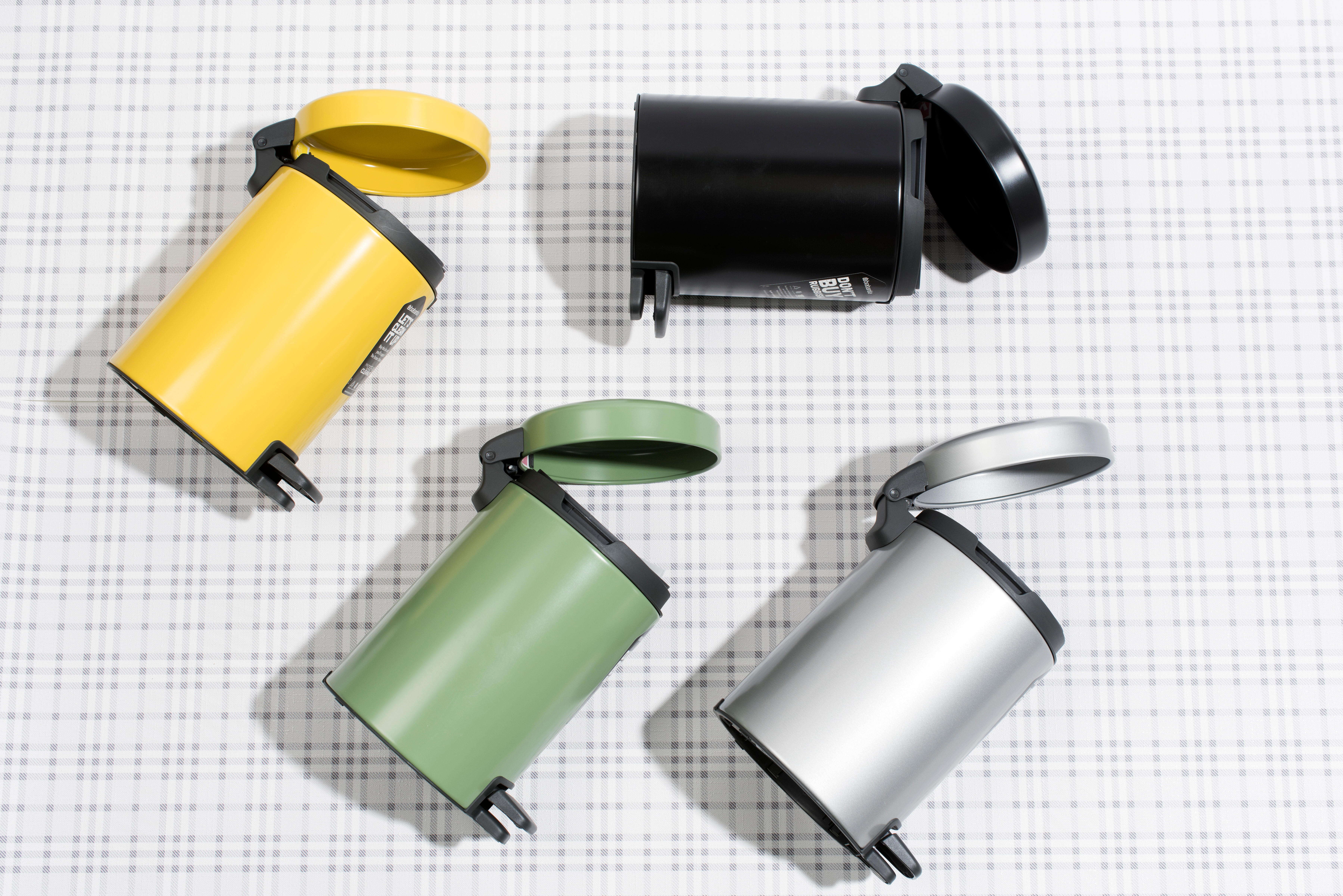 Balde do lixo BRABANTIA NEWICON PRETO MATE 3L - 8