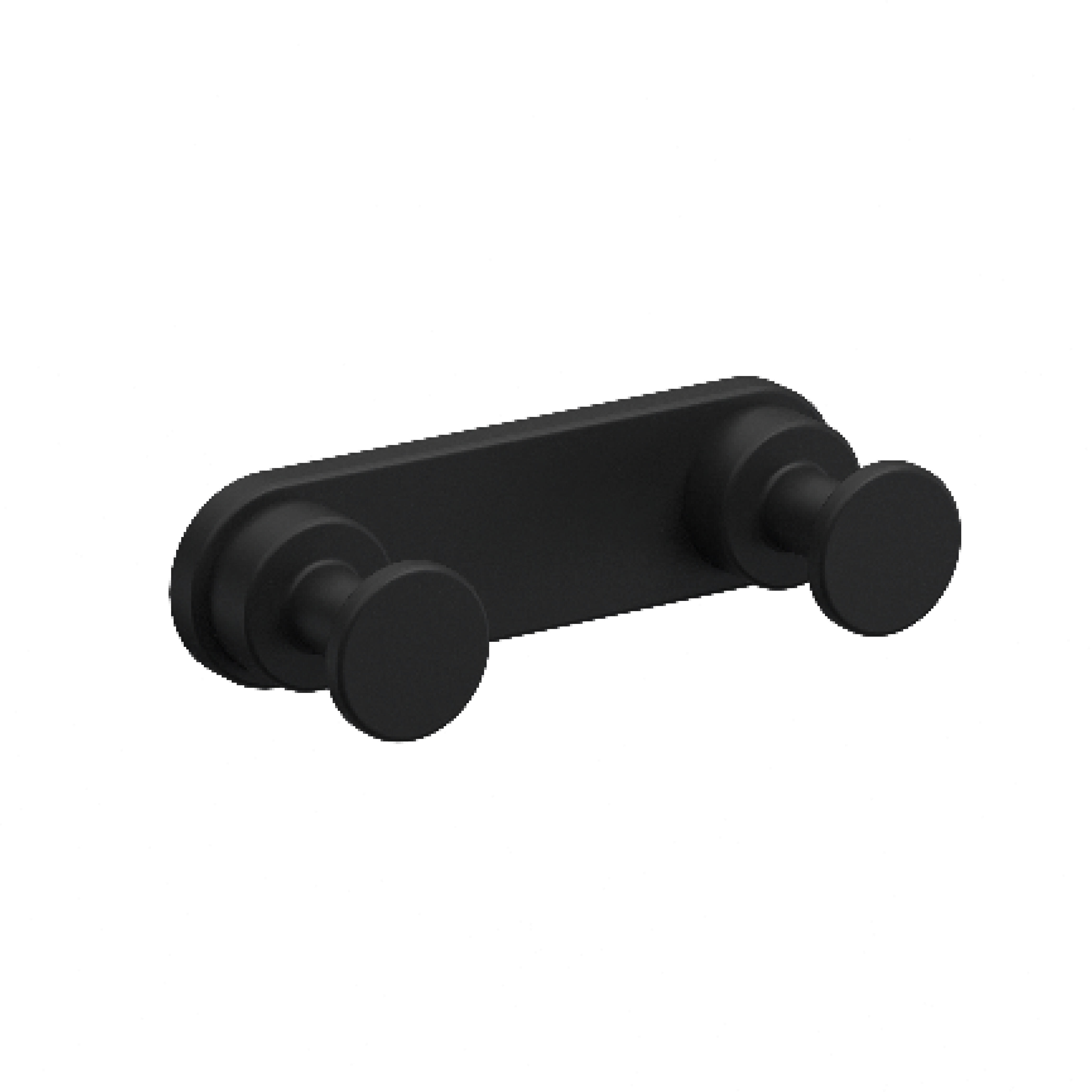 Gancho architecture negro con colgadores 3x11x4 cm