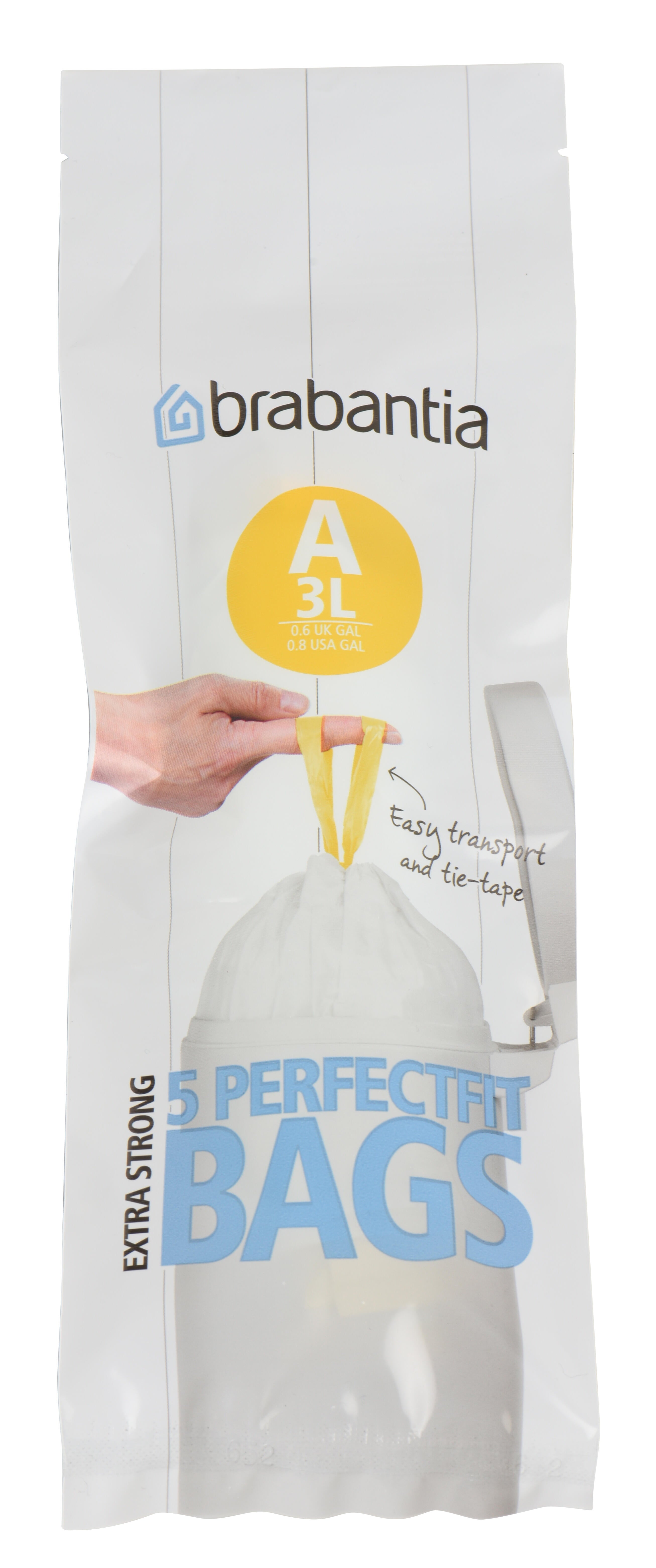 Balde do lixo BRABANTIA NEWICON PRETO MATE 3L - 15