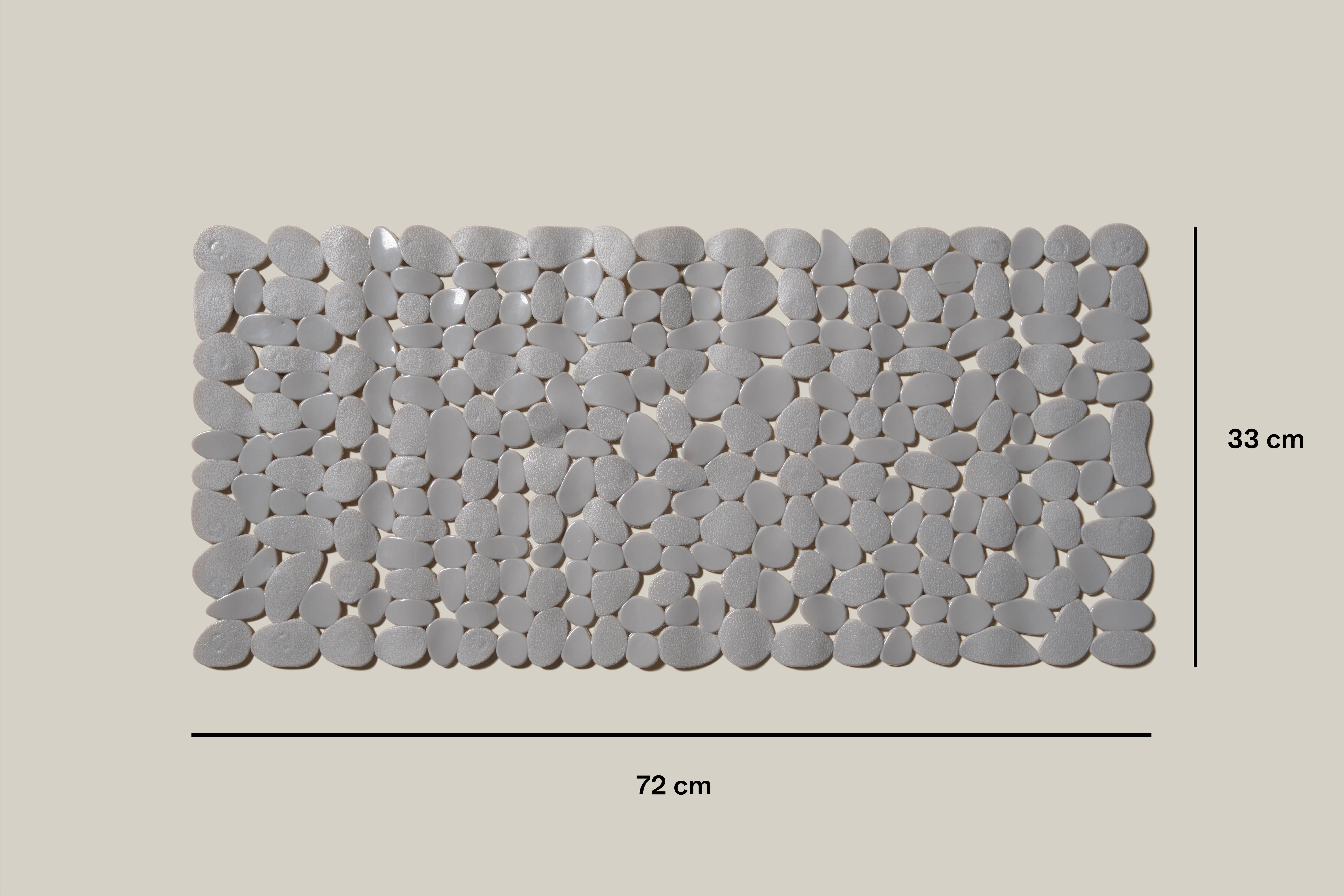 Alfombra antideslizante Marelia gris 33x72 cm - 3