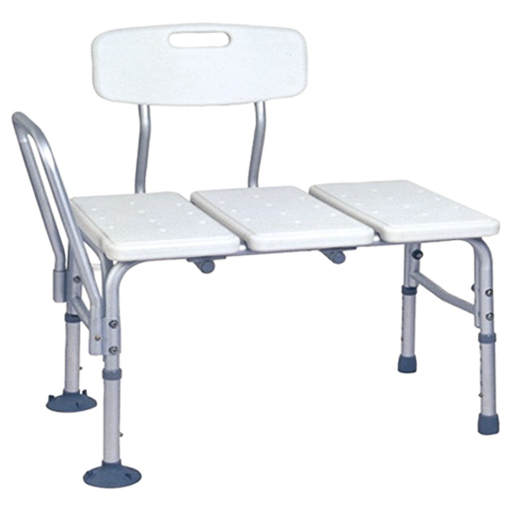 Taburete de baño blanco 81x81 cm