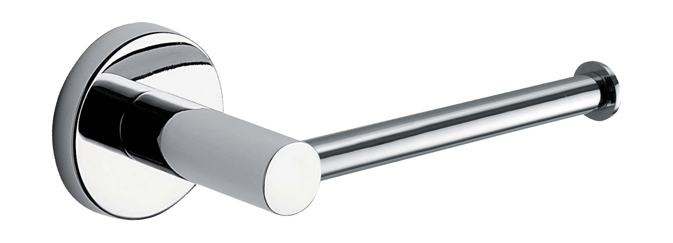Portarrollo wc felce gris brillante 15.5x5.6 cm