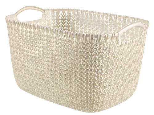 Cesto de ropa knit blanco 19 l
