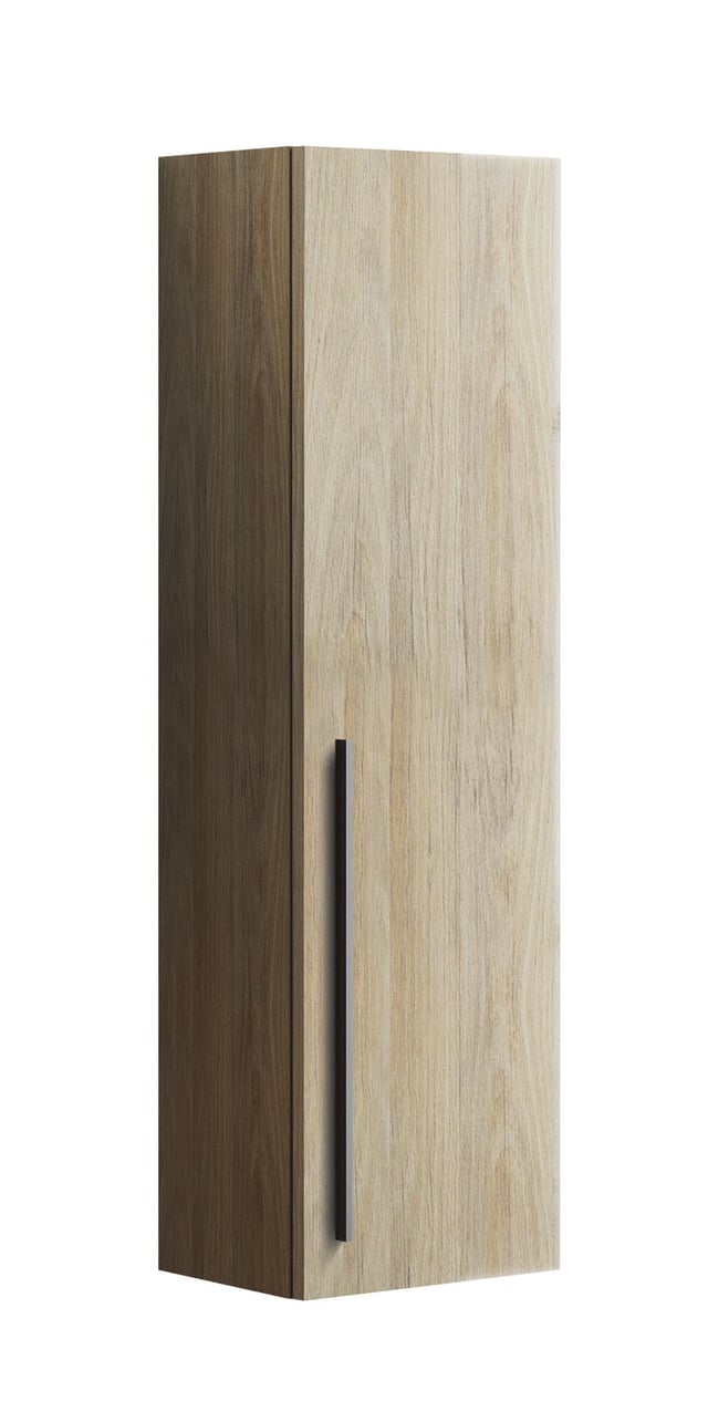 Columna de baño Mia imitación roble 35x120x27 cm