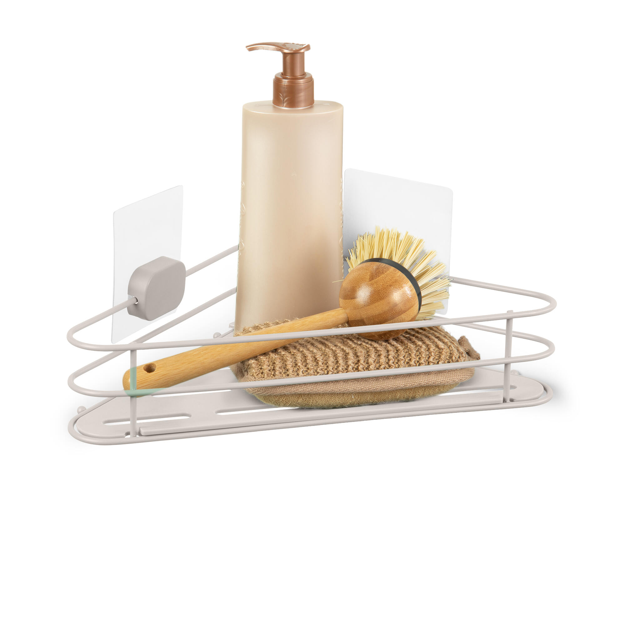 Organizador de ducha grena gris / plata 31.5x13x24 cm