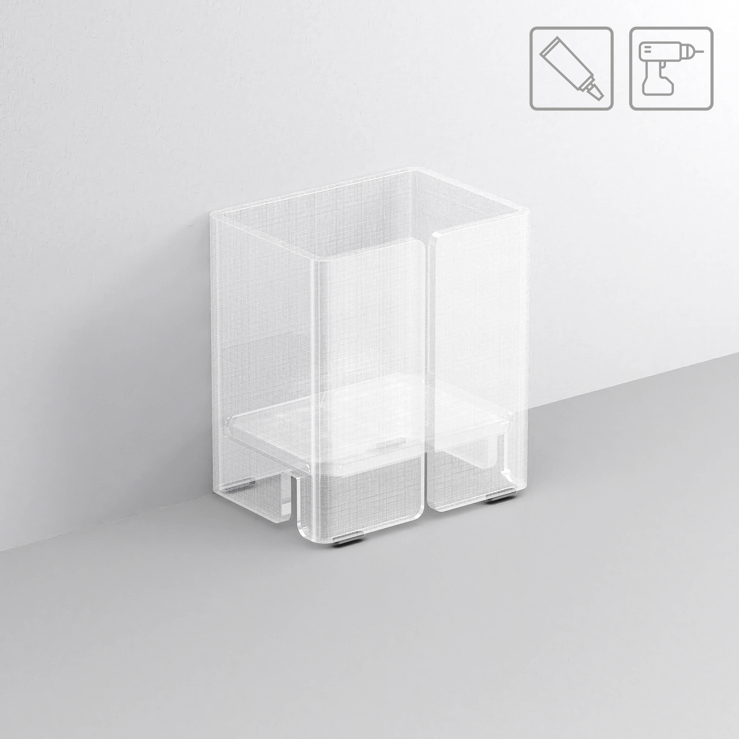 Vaso de baño luce blanco lino