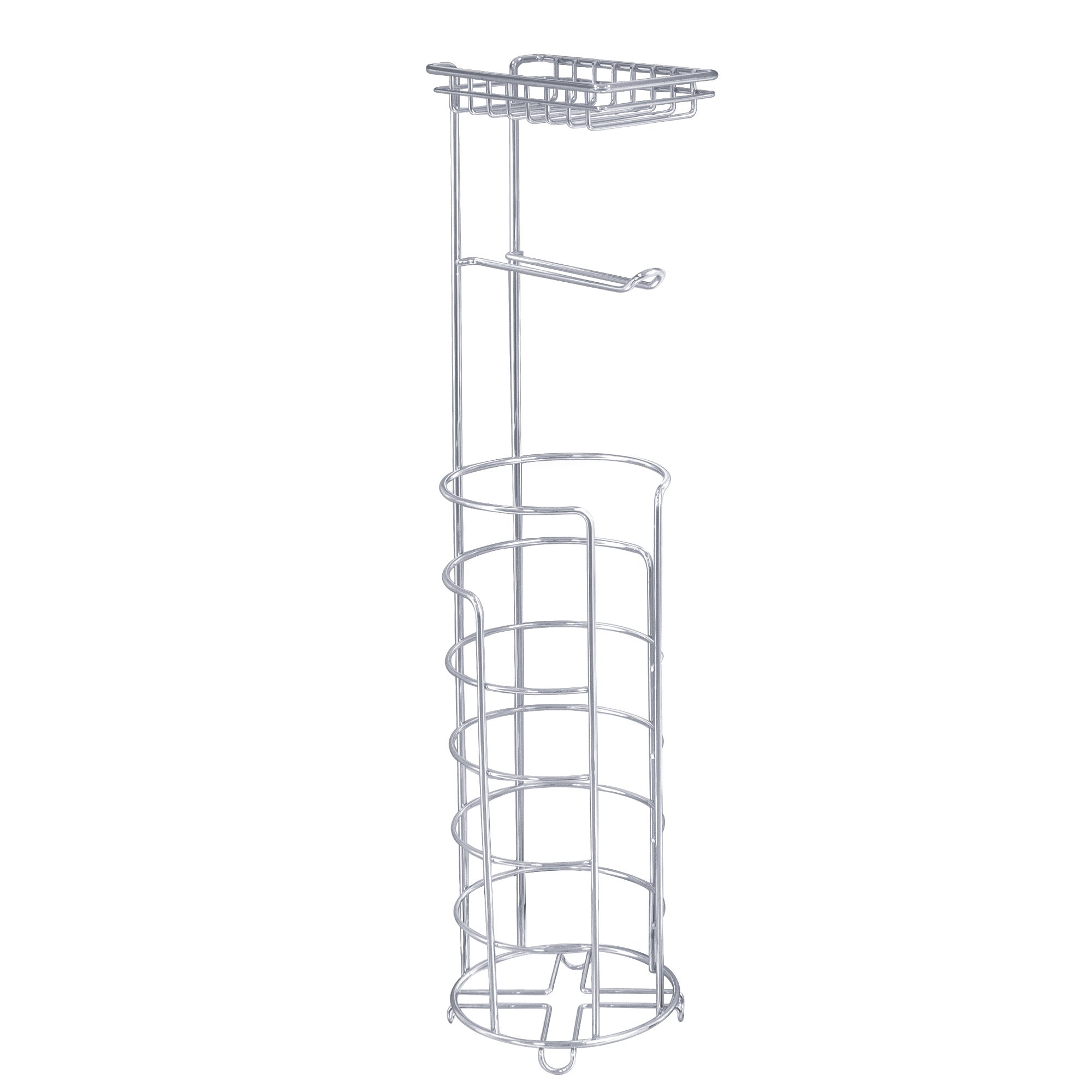 Portarrollo reserva de baño Portarrollos Reserva cromo cromado 14x60cm - 5