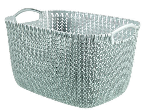 Cesto de ropa knit azul l