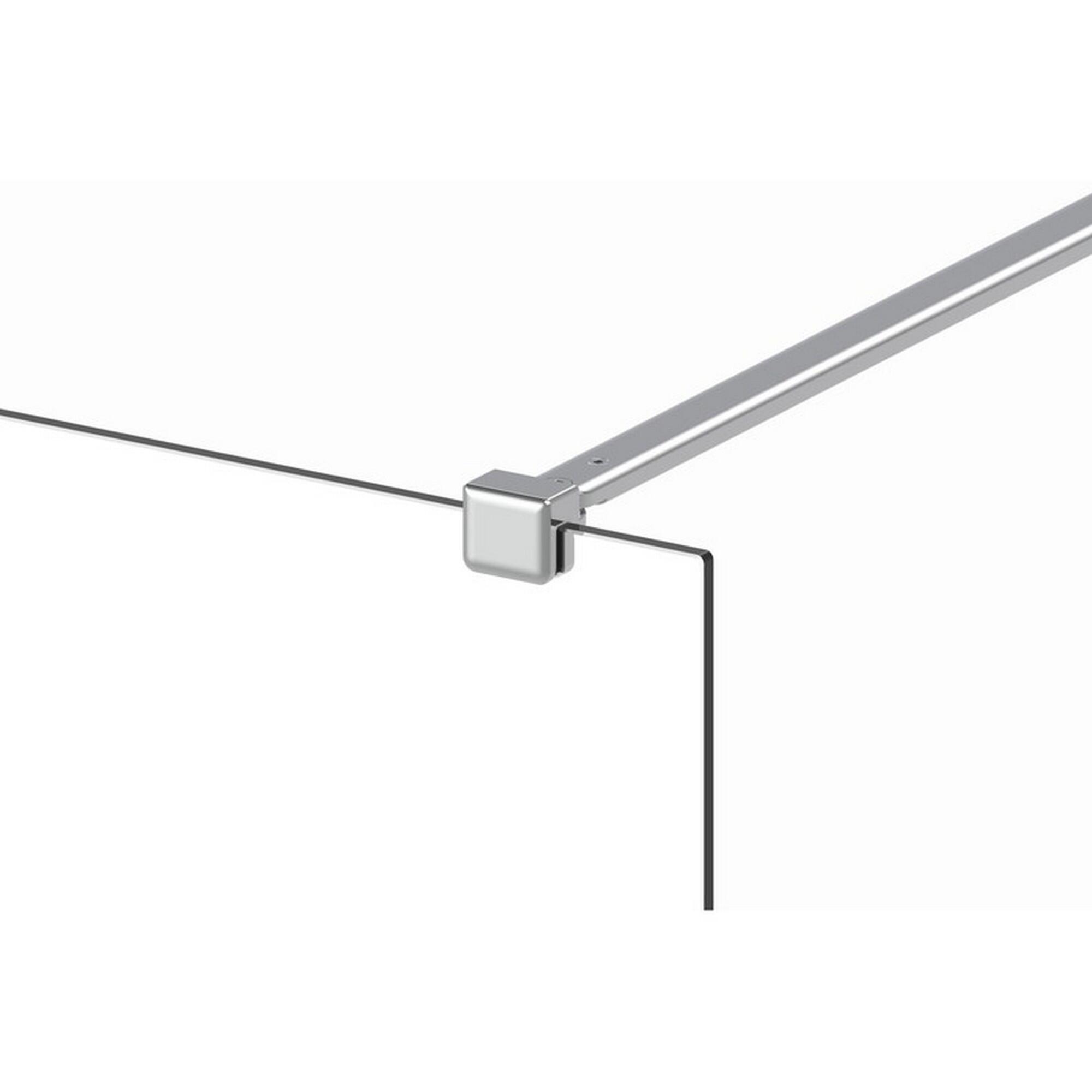 Box doccia walk-in Remix, vetro 8 mm, L 97-98.5 cm x H 200 cm, profilo cromo - 23