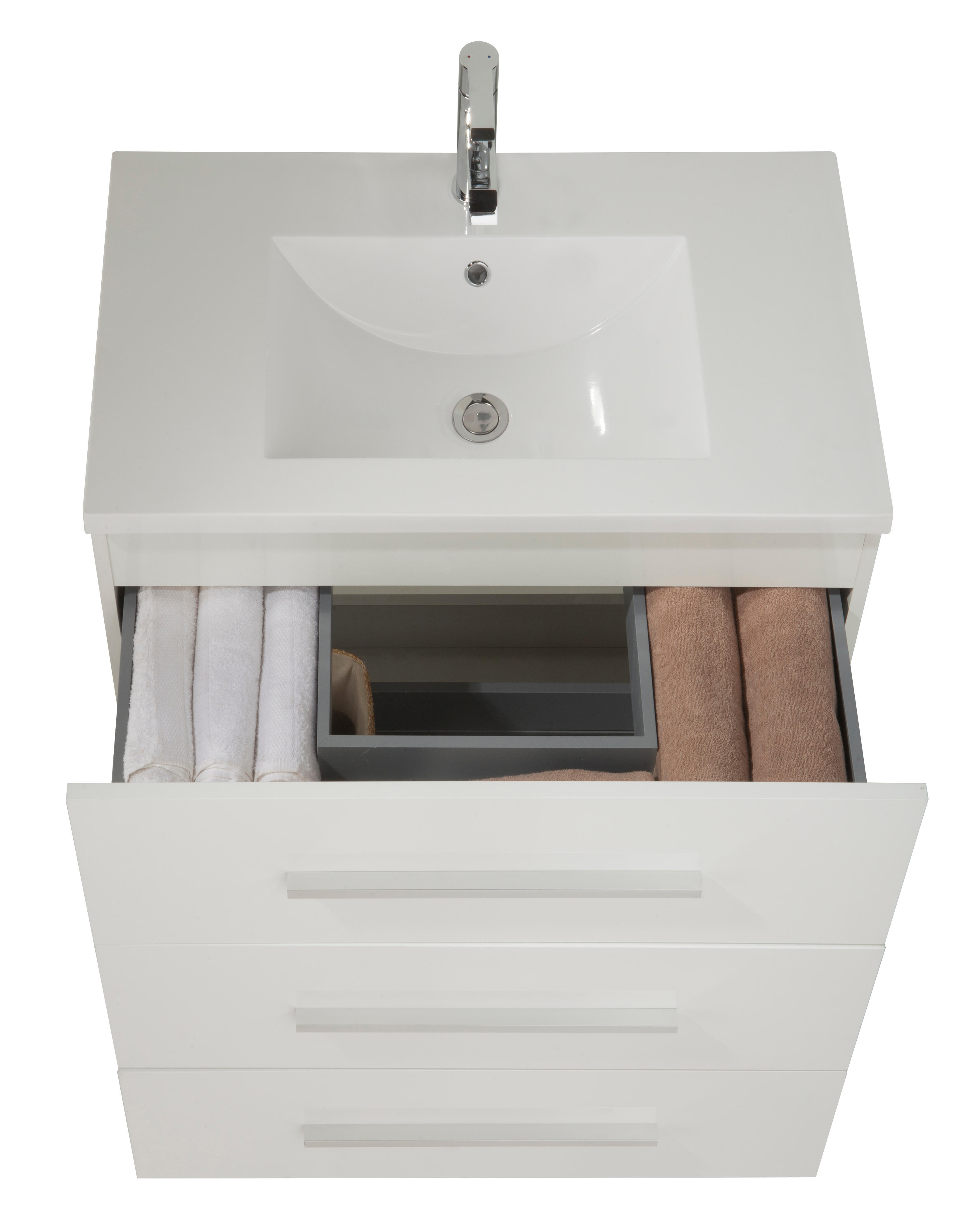 Mueble de baño Madrid blanco 60x45 cm (lavabo no incluido) - 6