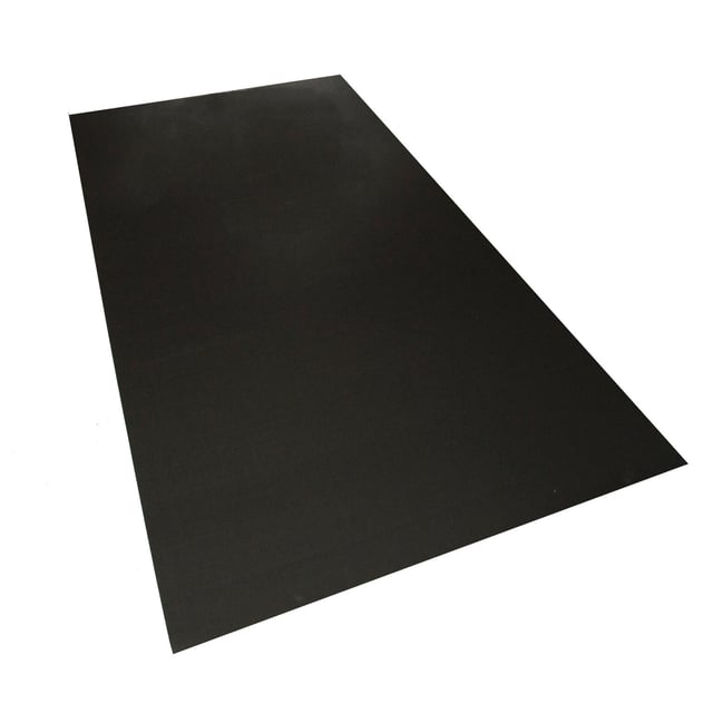 Plaque polypropylène alvéolaire 3 mm noir lisse L.200 x 100 cm