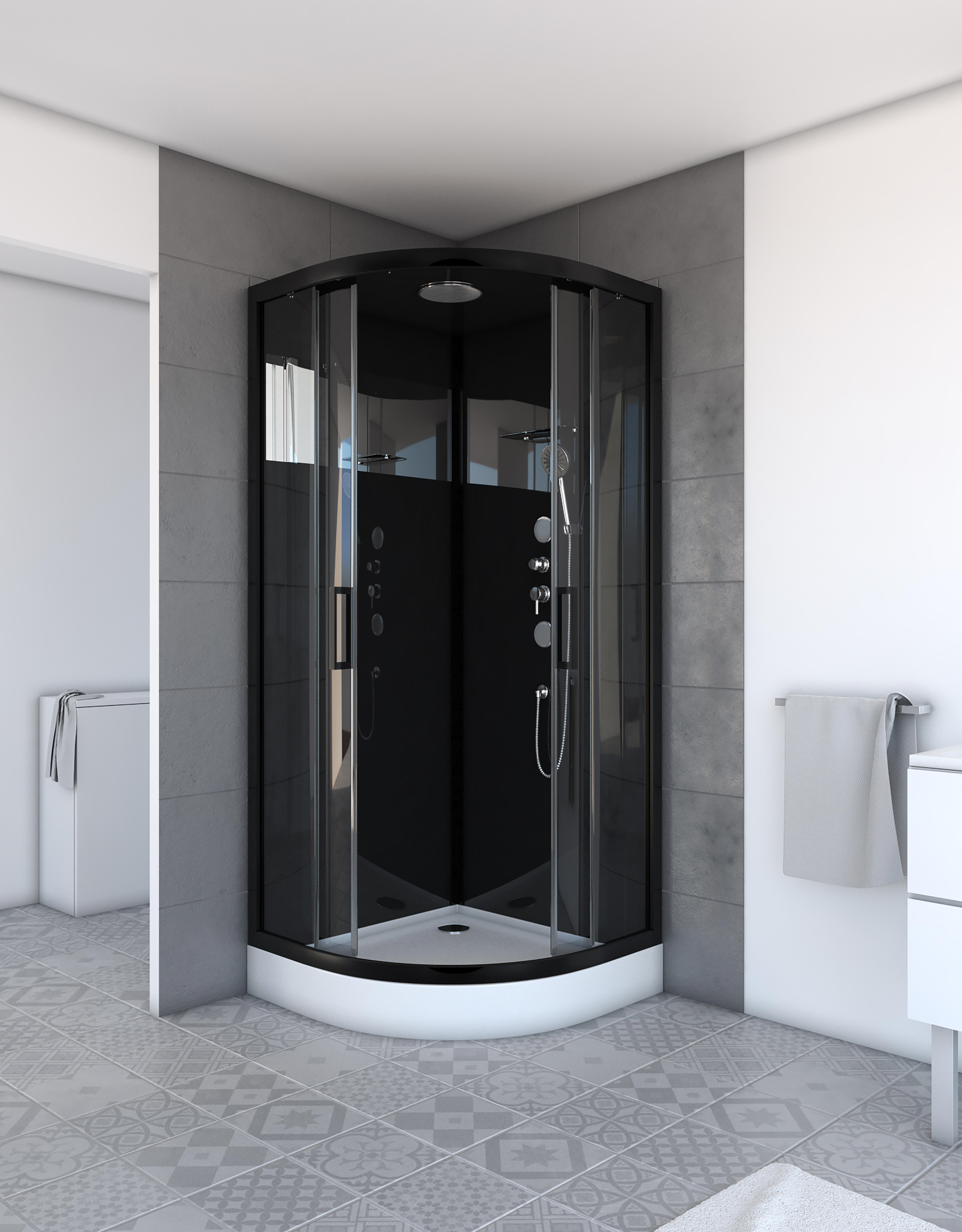 Cabina de ducha hidromasaje mirror 2 90x90x215 cm
