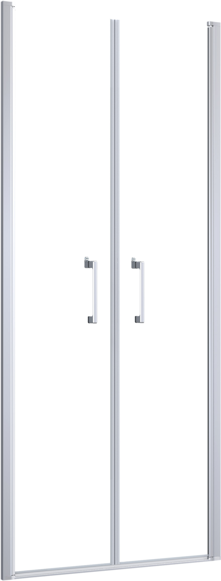 Porta doccia battente Remix, L 67.5-71.5 cm x H 195 cm x SP 8 mm, profilo cromo - 6