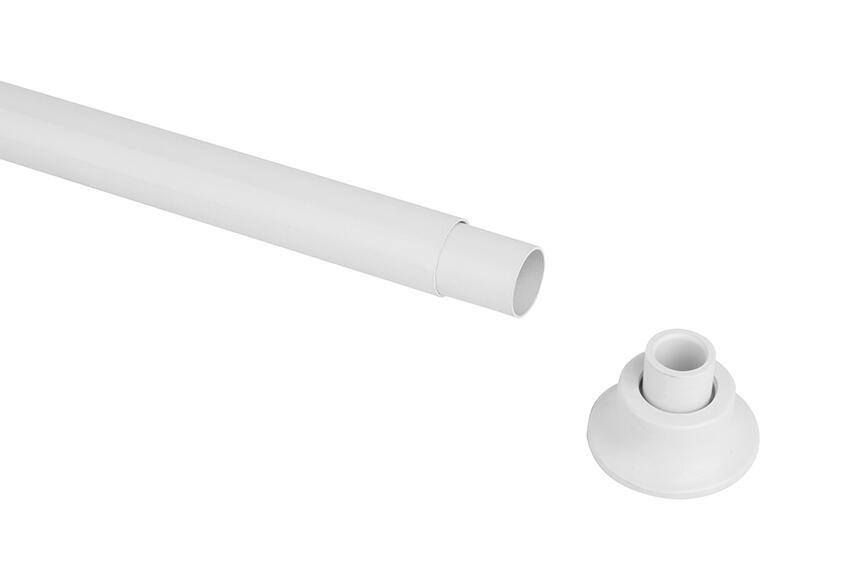 Varão para cortina de duche SENSEA BRANCO EXTENSÍVEL 120-220CM - 2