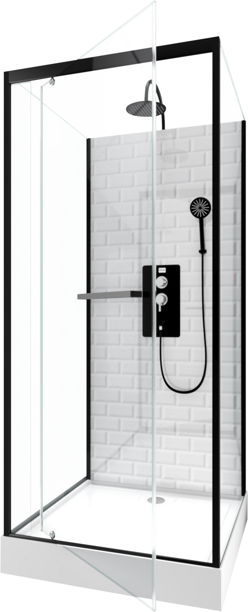 Cabina de ducha metro 90x90x230 cm